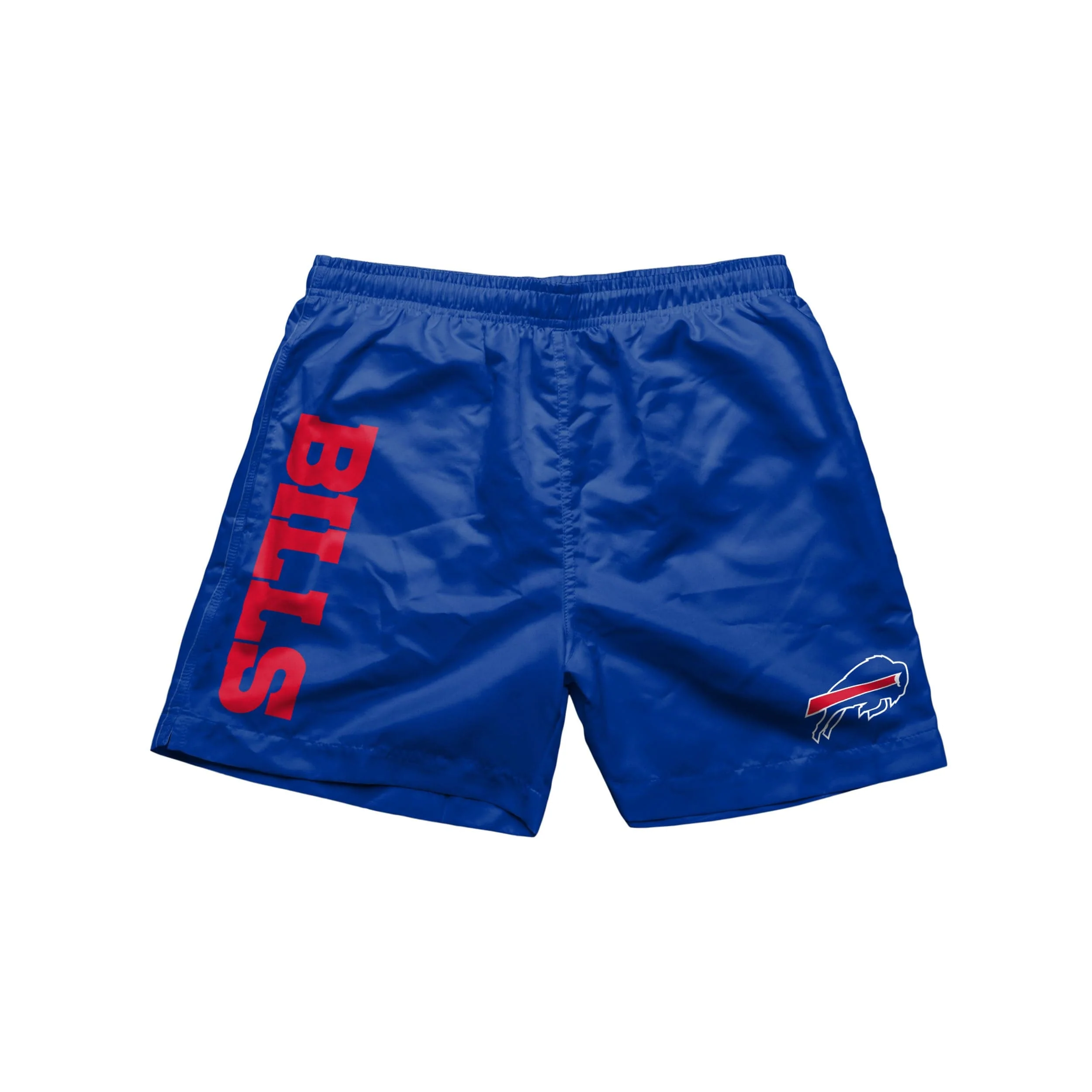 Buffalo Bills NFL Mens Solid Wordmark 5.5" Swimming Trunks - Image 4