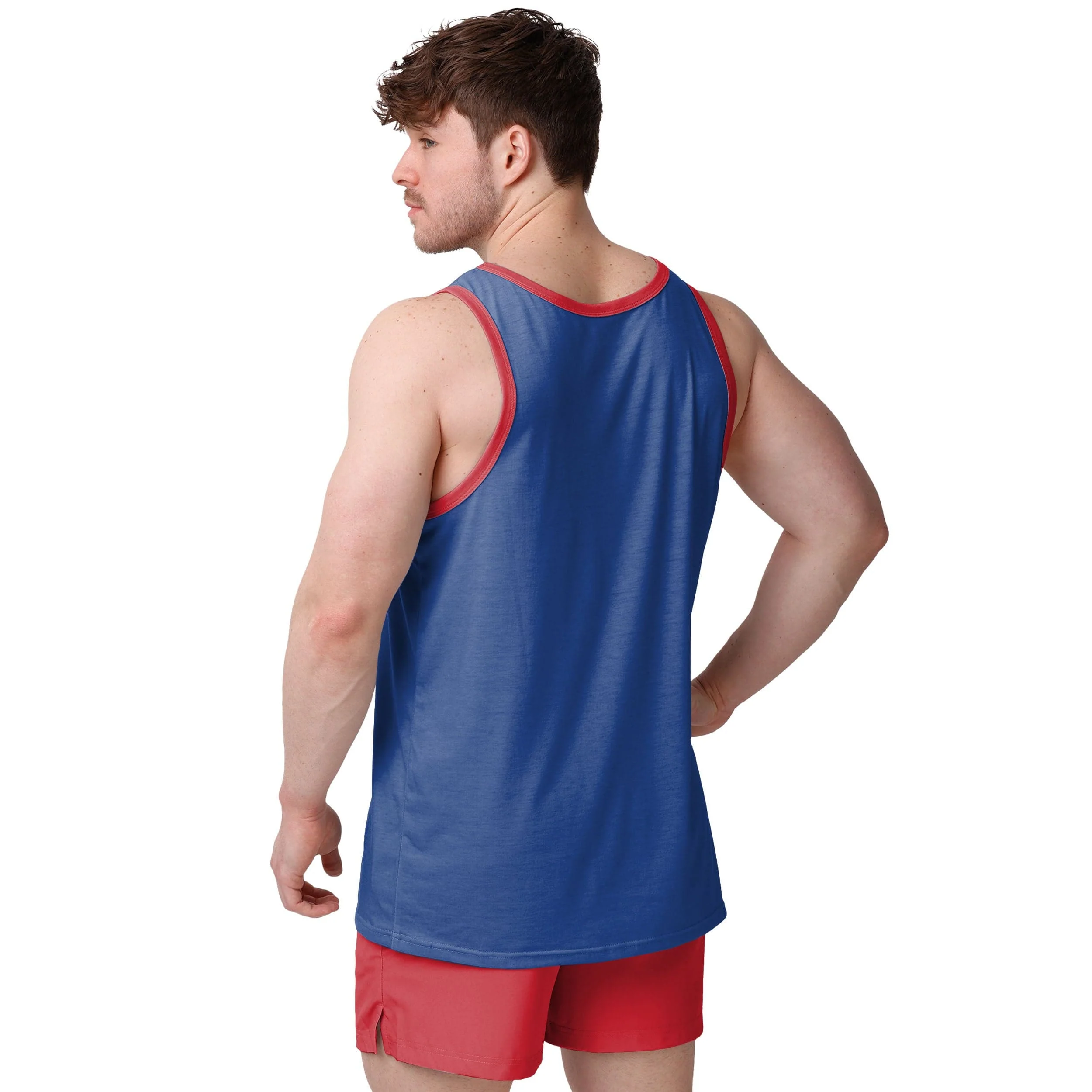 Buffalo Bills NFL Mens Solid Wordmark Sleeveless Top - Image 2