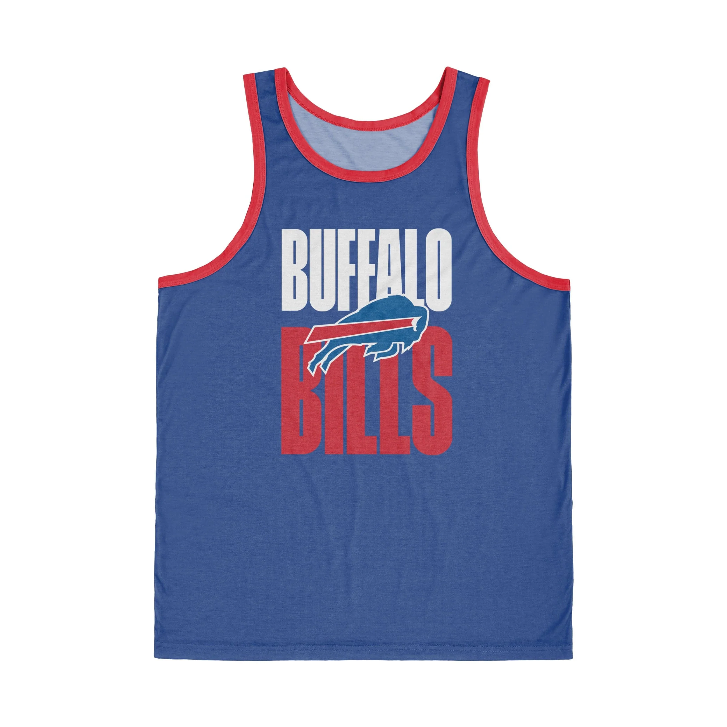 Buffalo Bills NFL Mens Solid Wordmark Sleeveless Top - Image 3