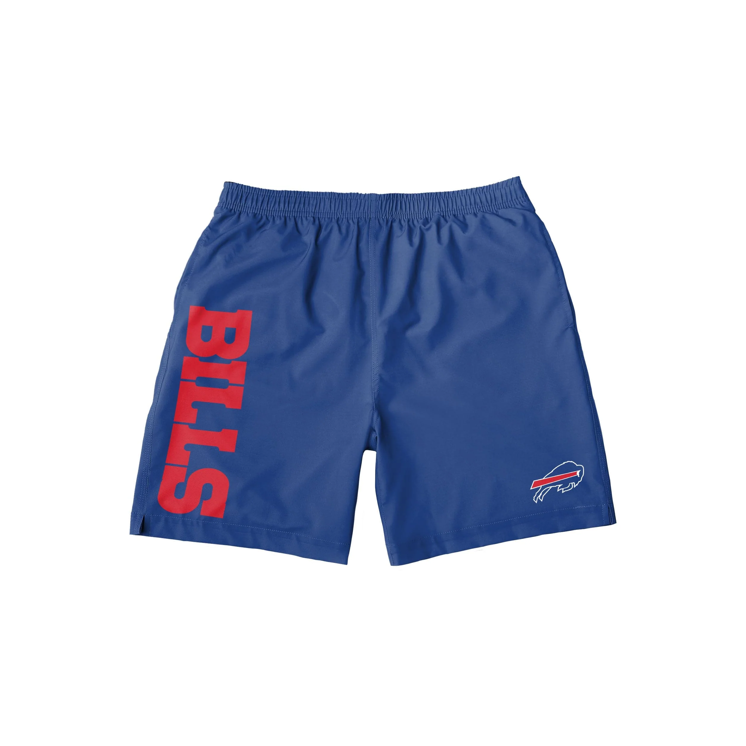Buffalo Bills NFL Mens Solid Wordmark Traditional Swimming Trunks - Image 4