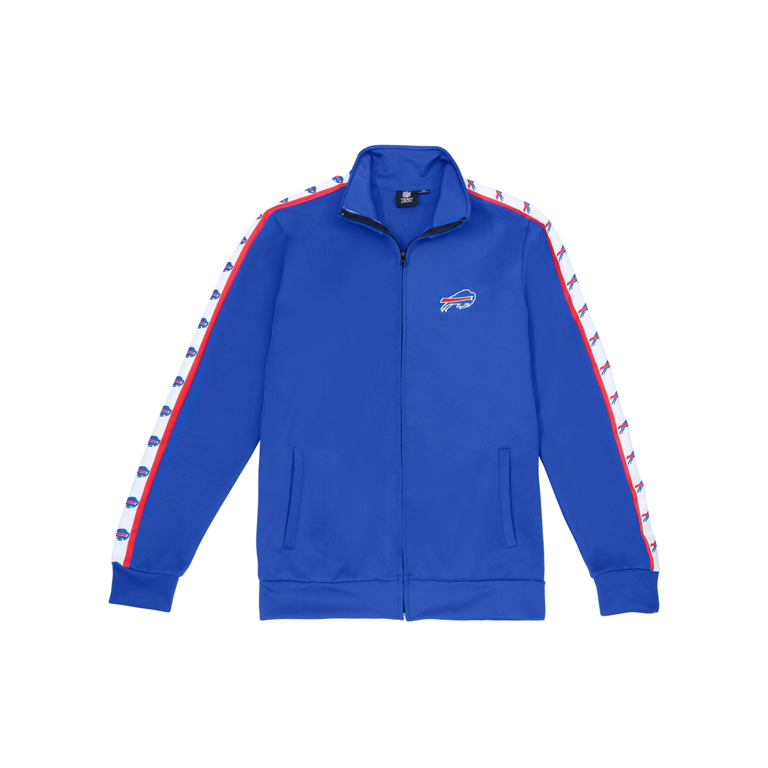 Buffalo Bills NFL Mens Stripe Logo Track Jacket - Image 6