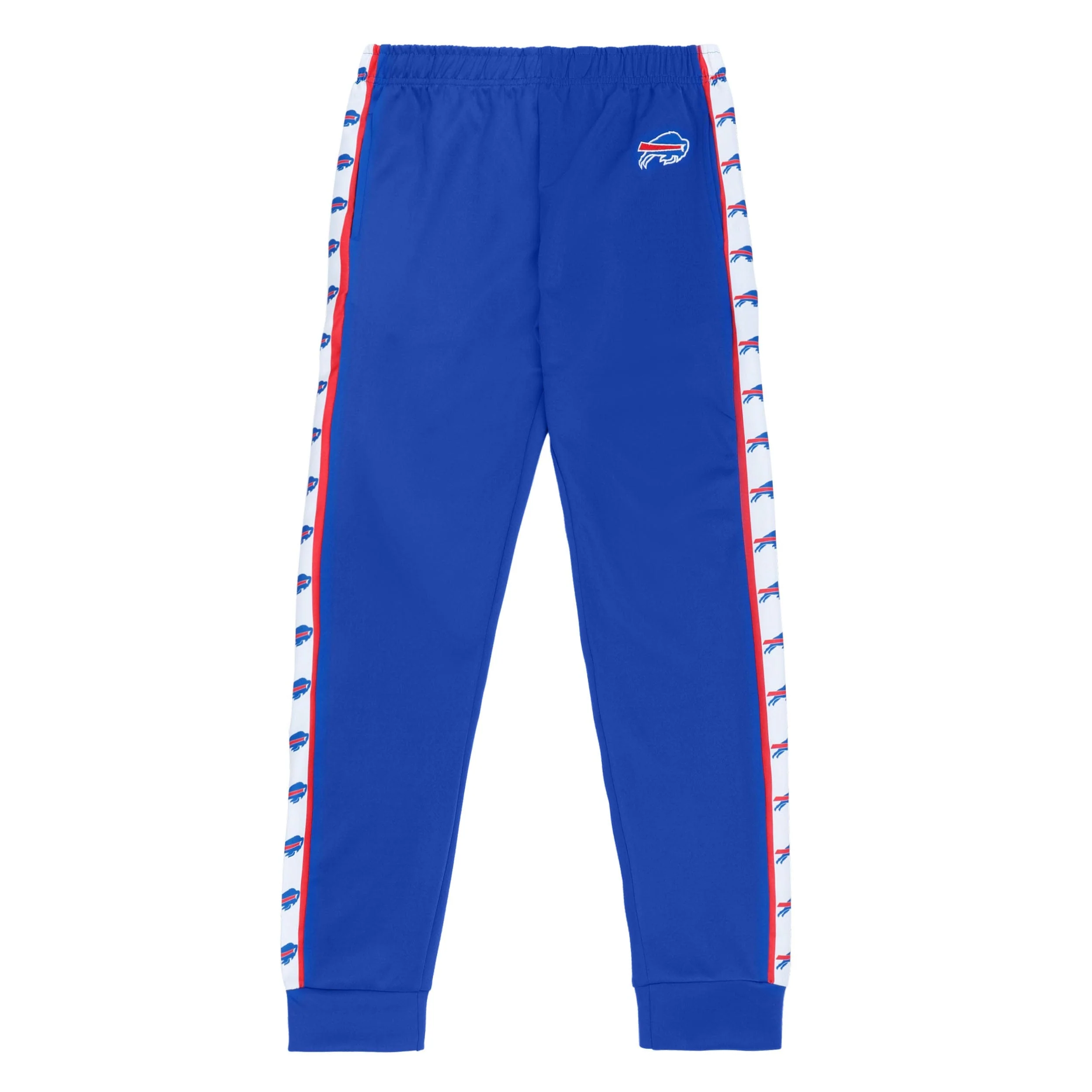 Buffalo Bills NFL Mens Stripe Logo Track Pants - Image 4