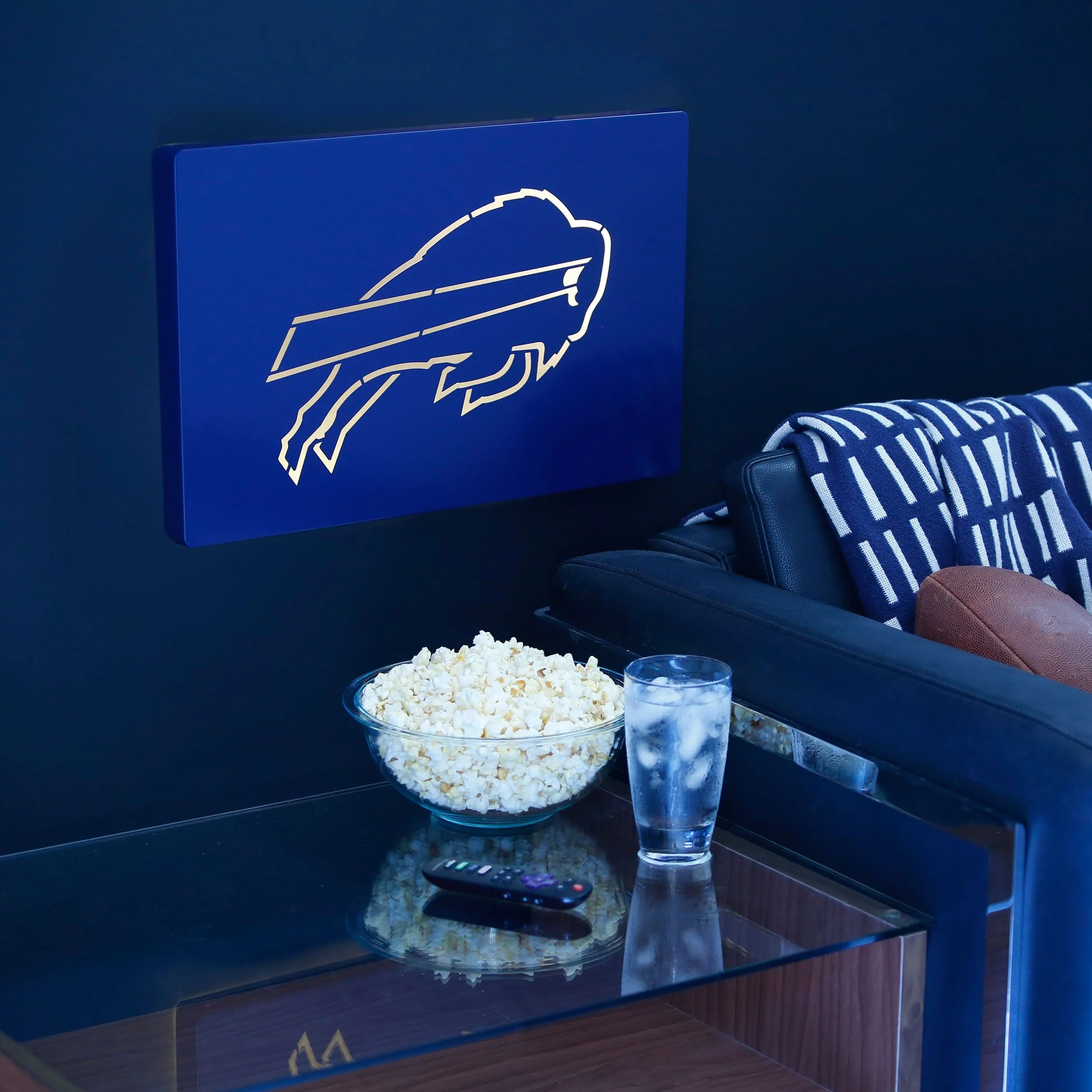 Buffalo Bills NFL Metal Light Up Logo Sign - Image 2
