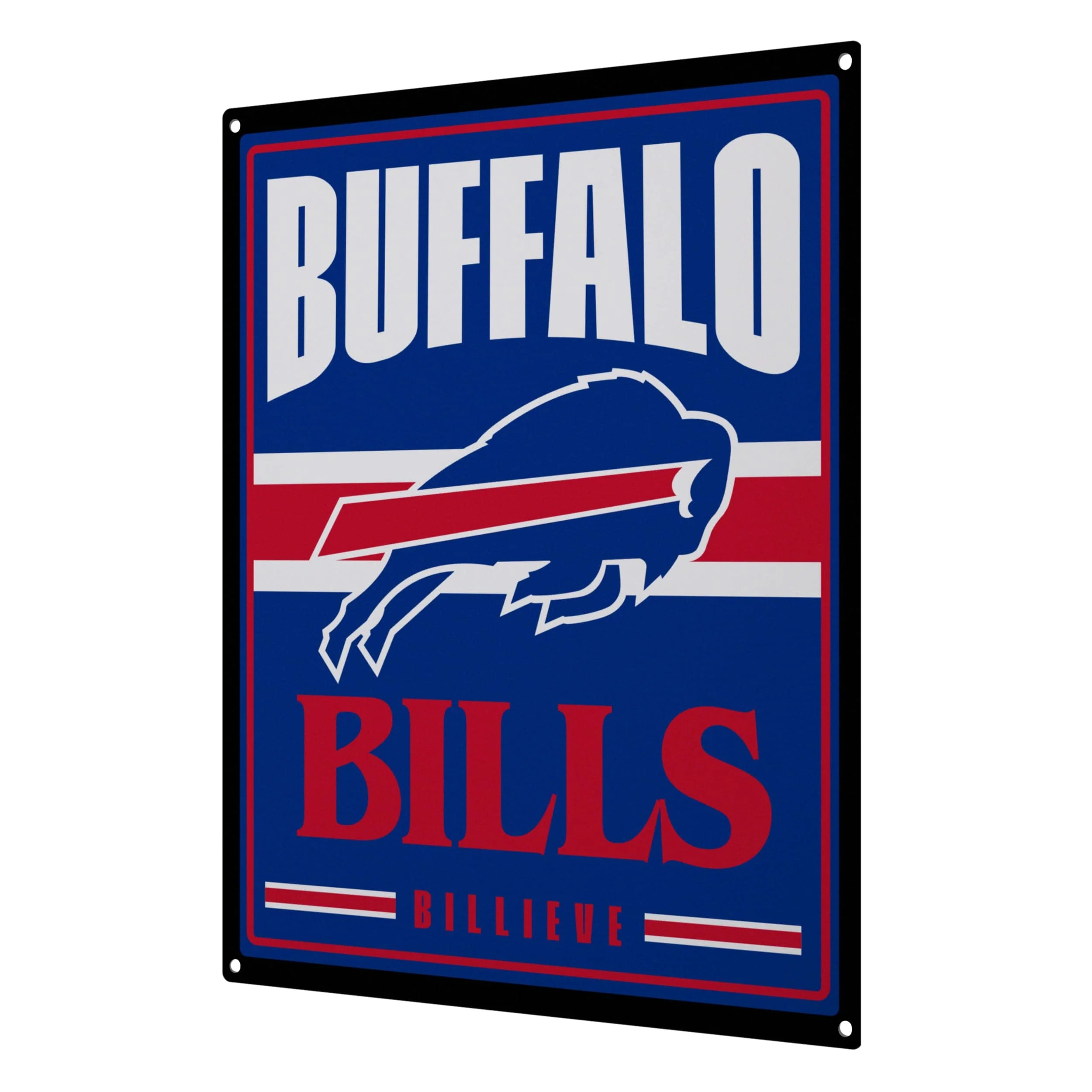 Buffalo Bills NFL Metal Tacker Wall Sign - Image 2