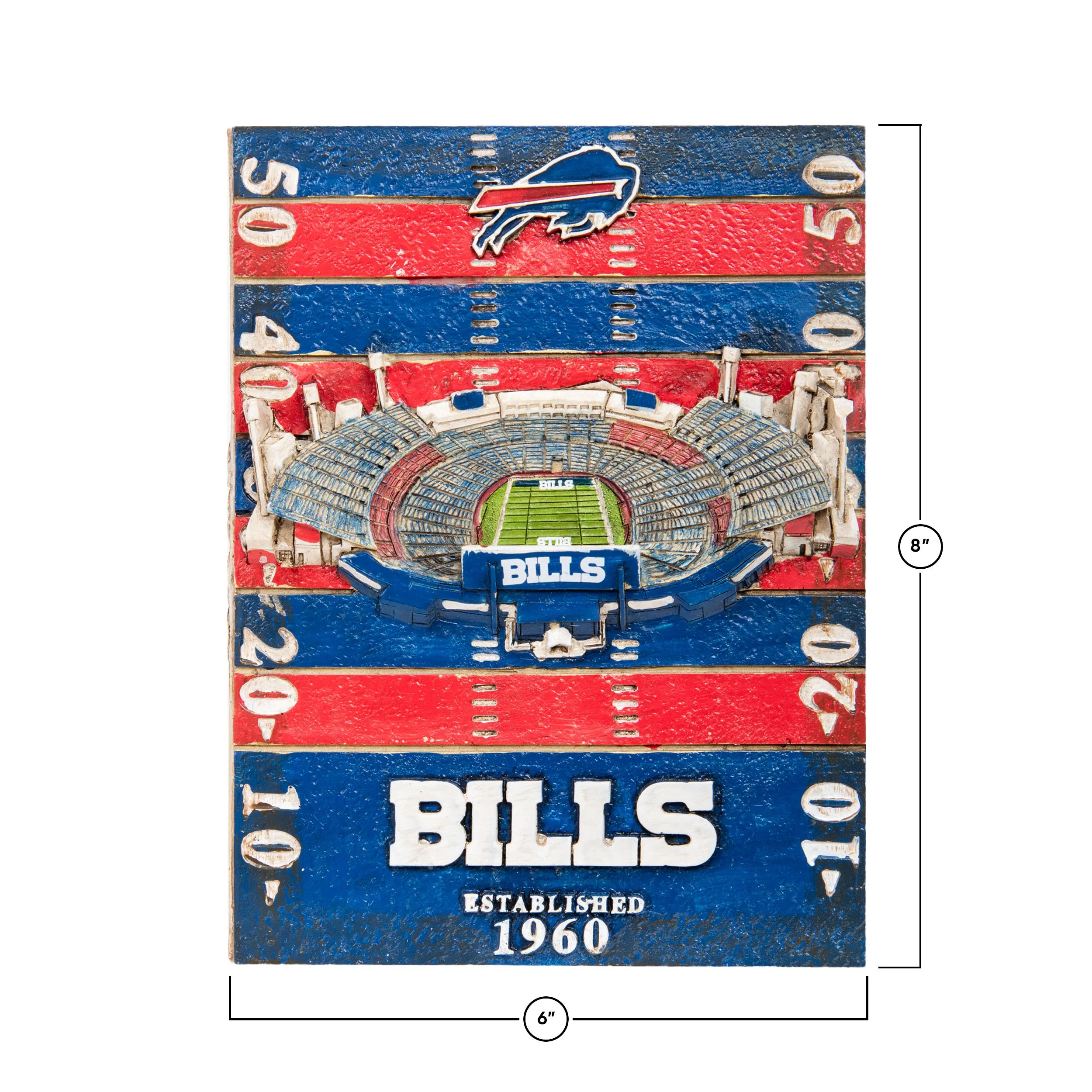 Buffalo Bills NFL New Era Field Stadium Wall Plaque - Image 3