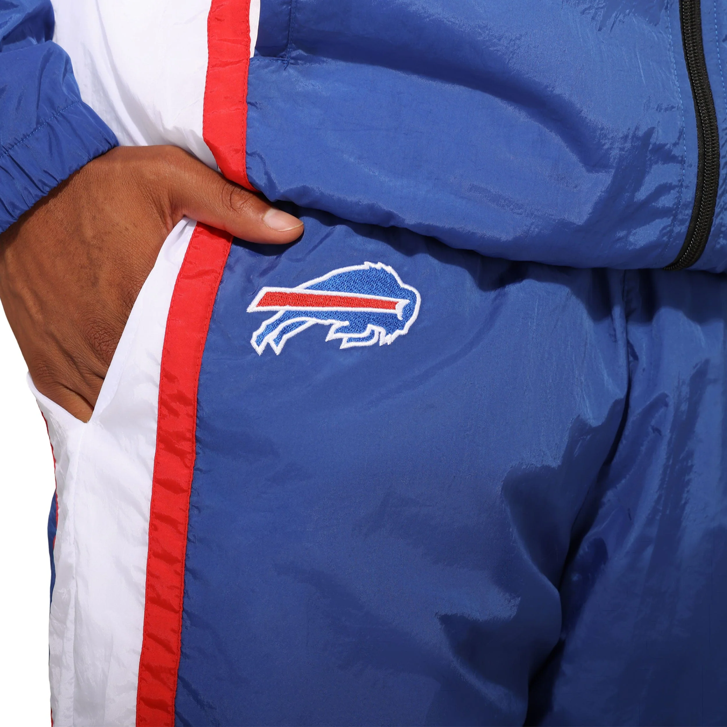 Buffalo Bills NFL Nylon Crinkle Gameday Pants - Image 3