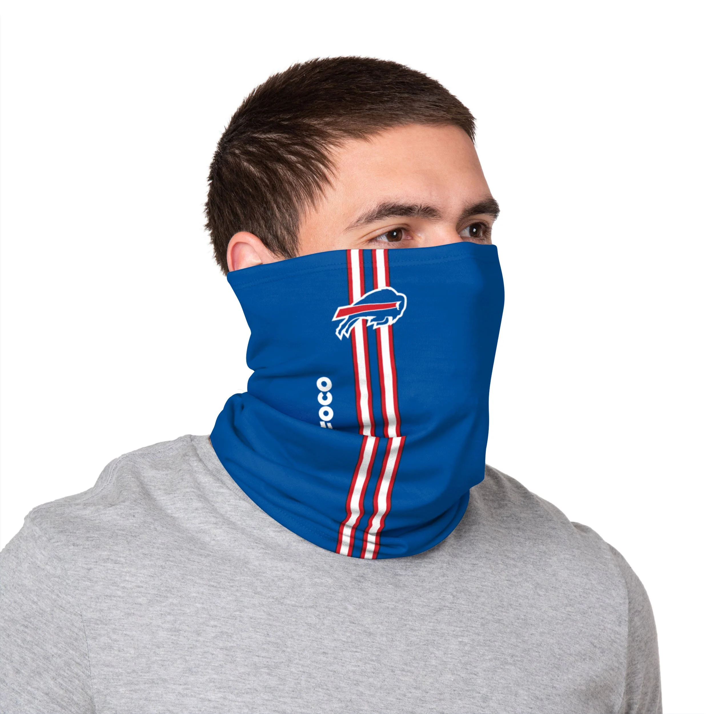 Buffalo Bills NFL On-Field Sideline Logo Gaiter Scarf - Image 3