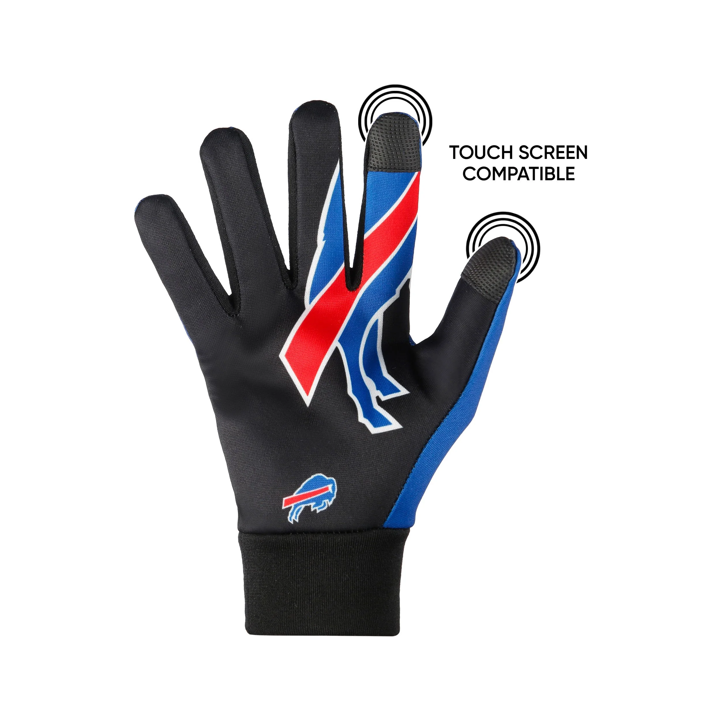 Buffalo Bills NFL Palm Logo Texting Gloves - Image 3