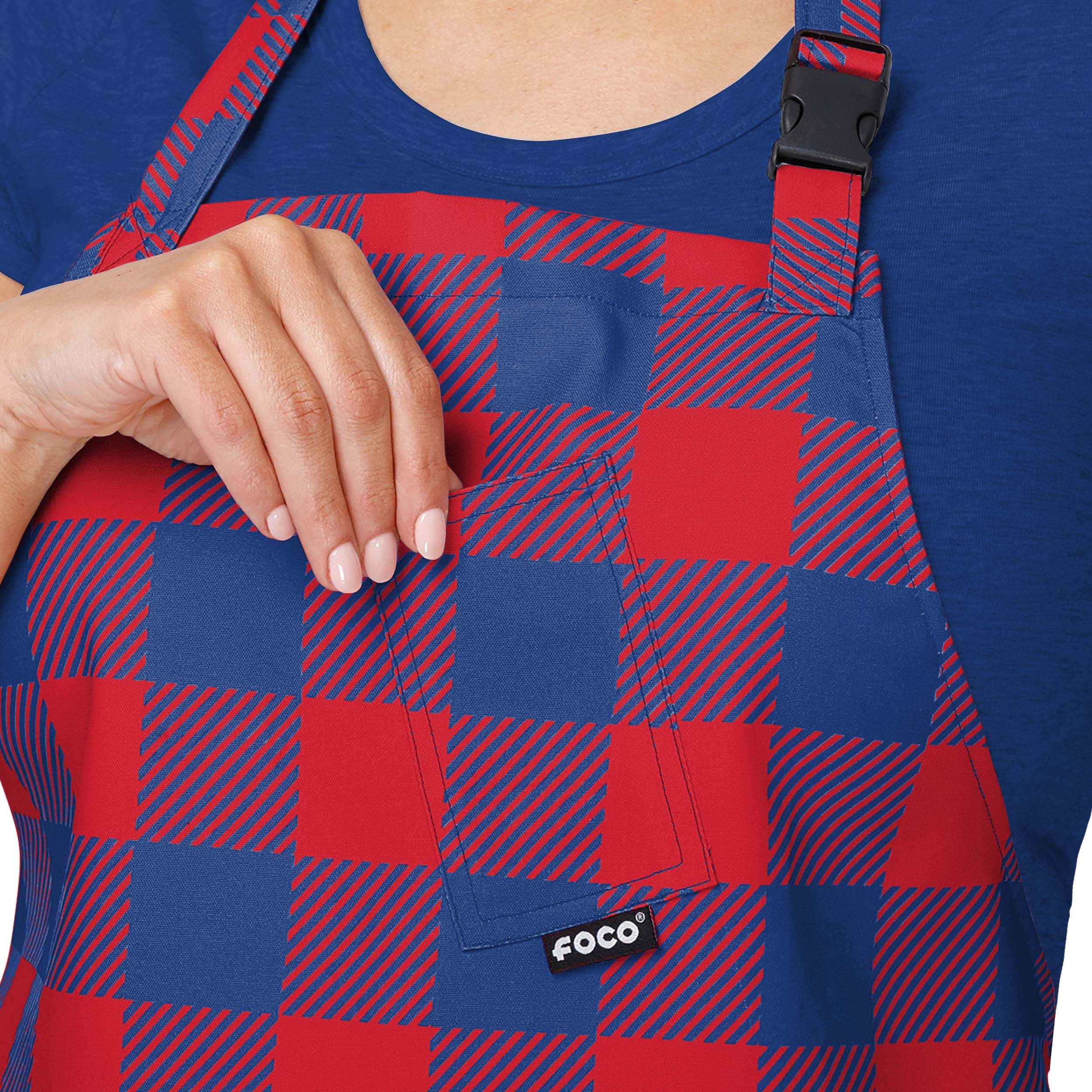 Buffalo Bills NFL Plaid Apron - Image 4