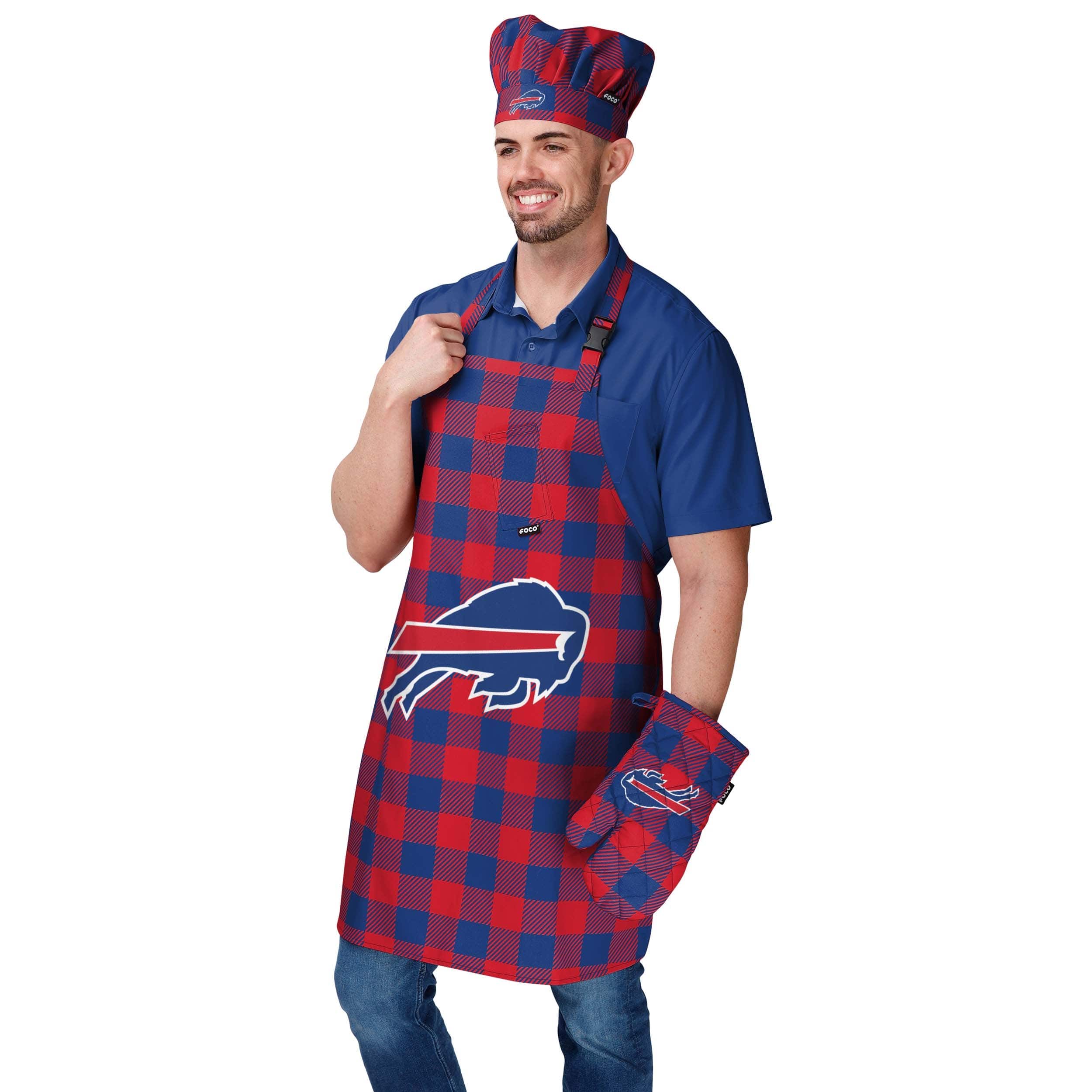 Buffalo Bills NFL Plaid Oven Mitt - Image 2
