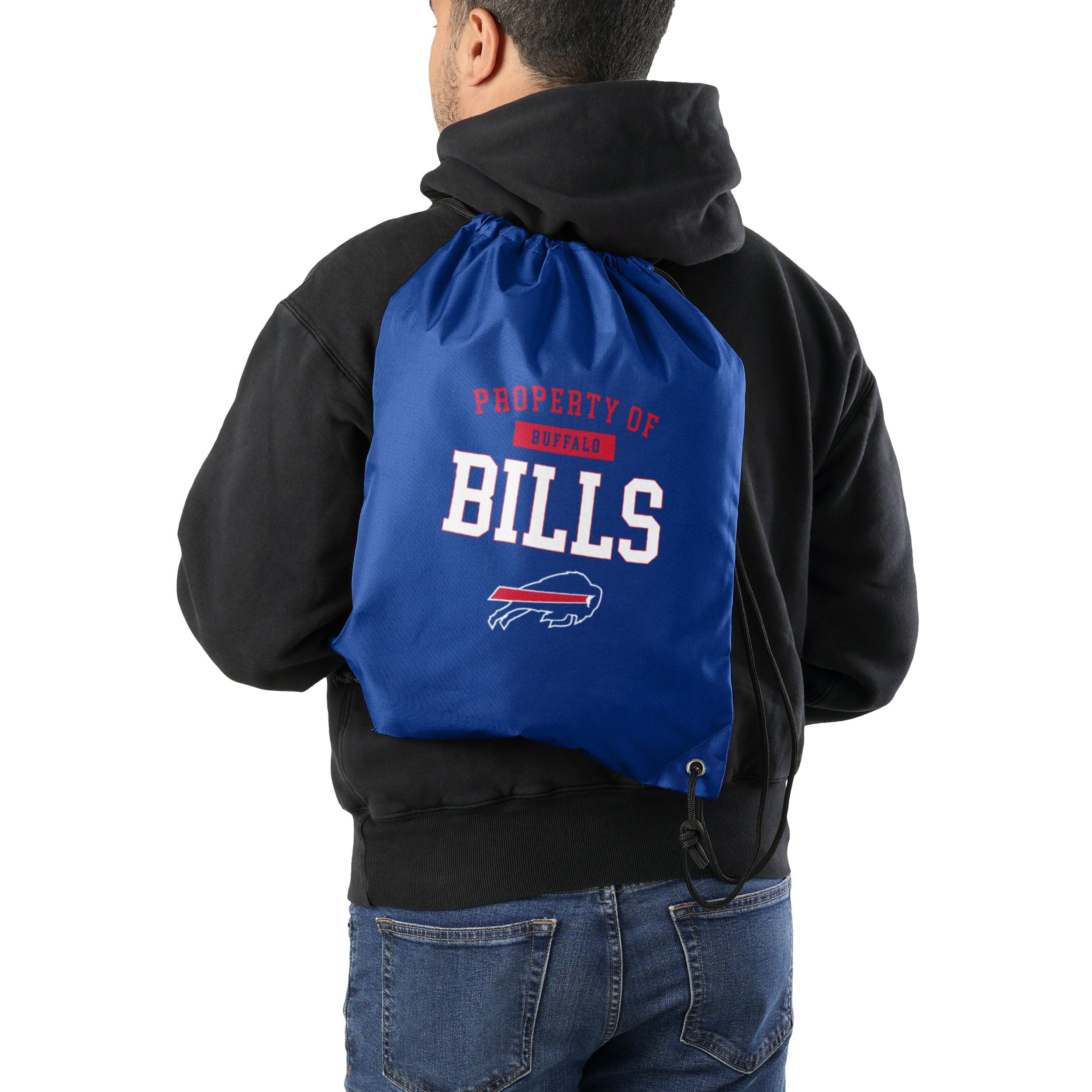 Buffalo Bills NFL Property Of Drawstring Backpack - Image 2