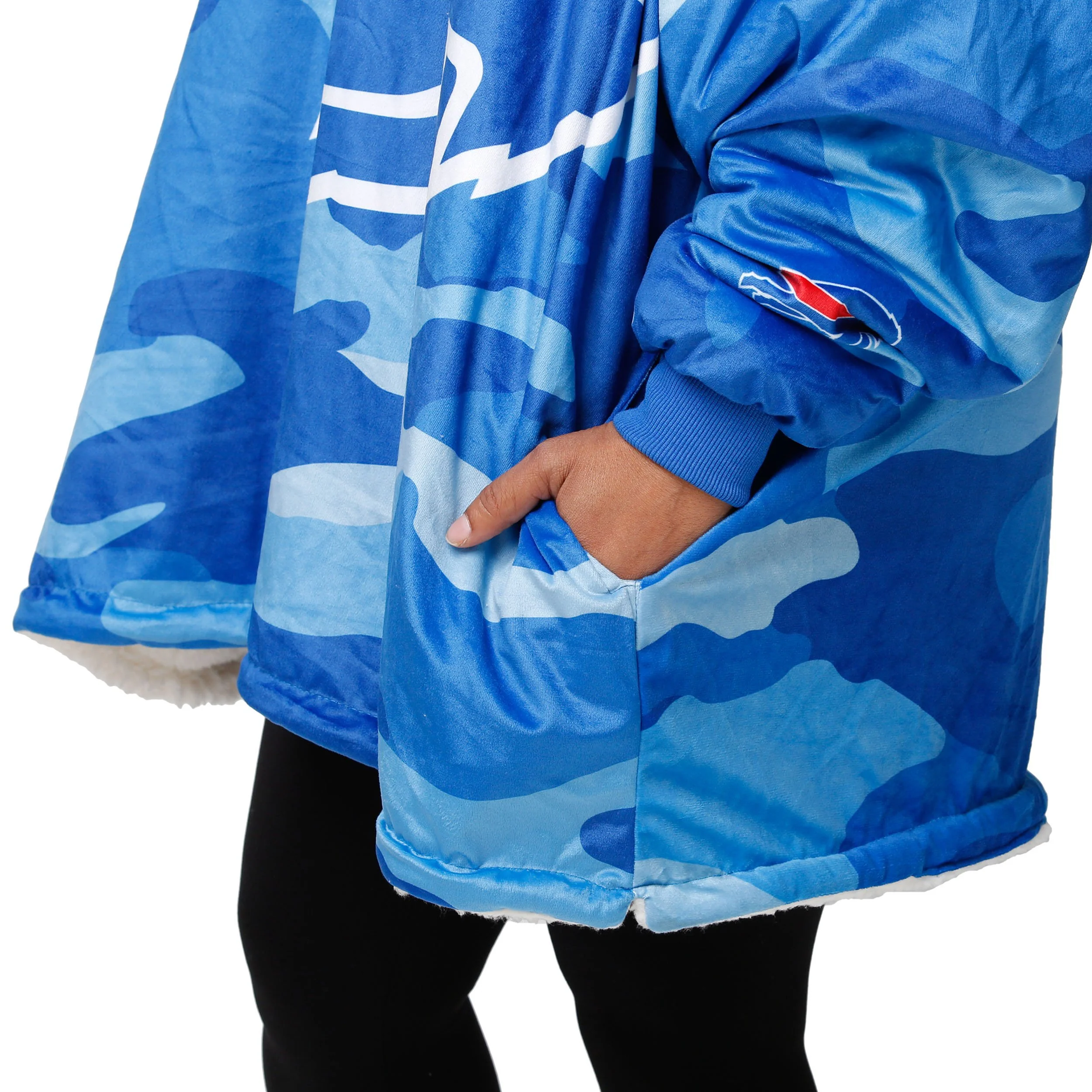 Buffalo Bills NFL Reversible Team Color Camo Hoodeez - Image 5