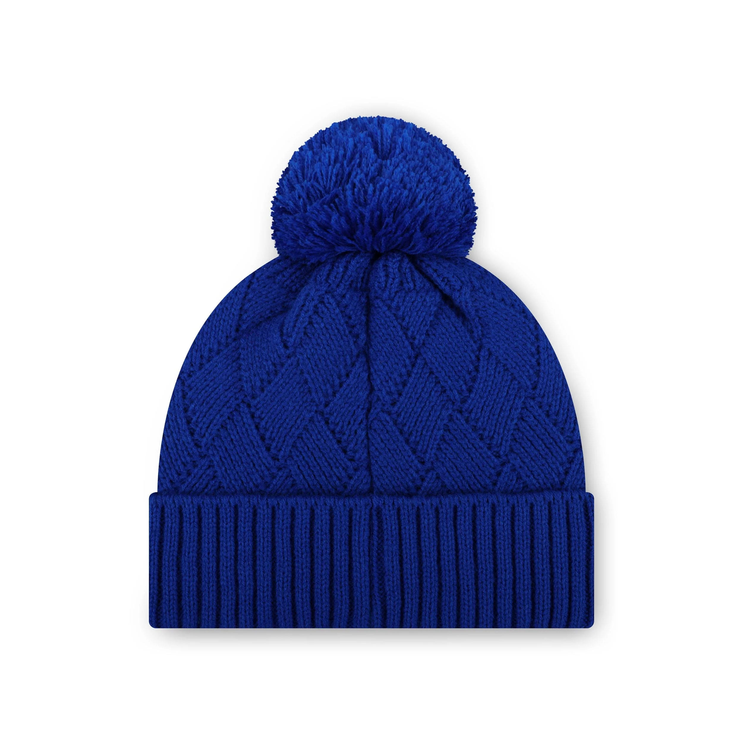 Buffalo Bills NFL Rhinestone Primary Logo Criss Cross Beanie - Image 2