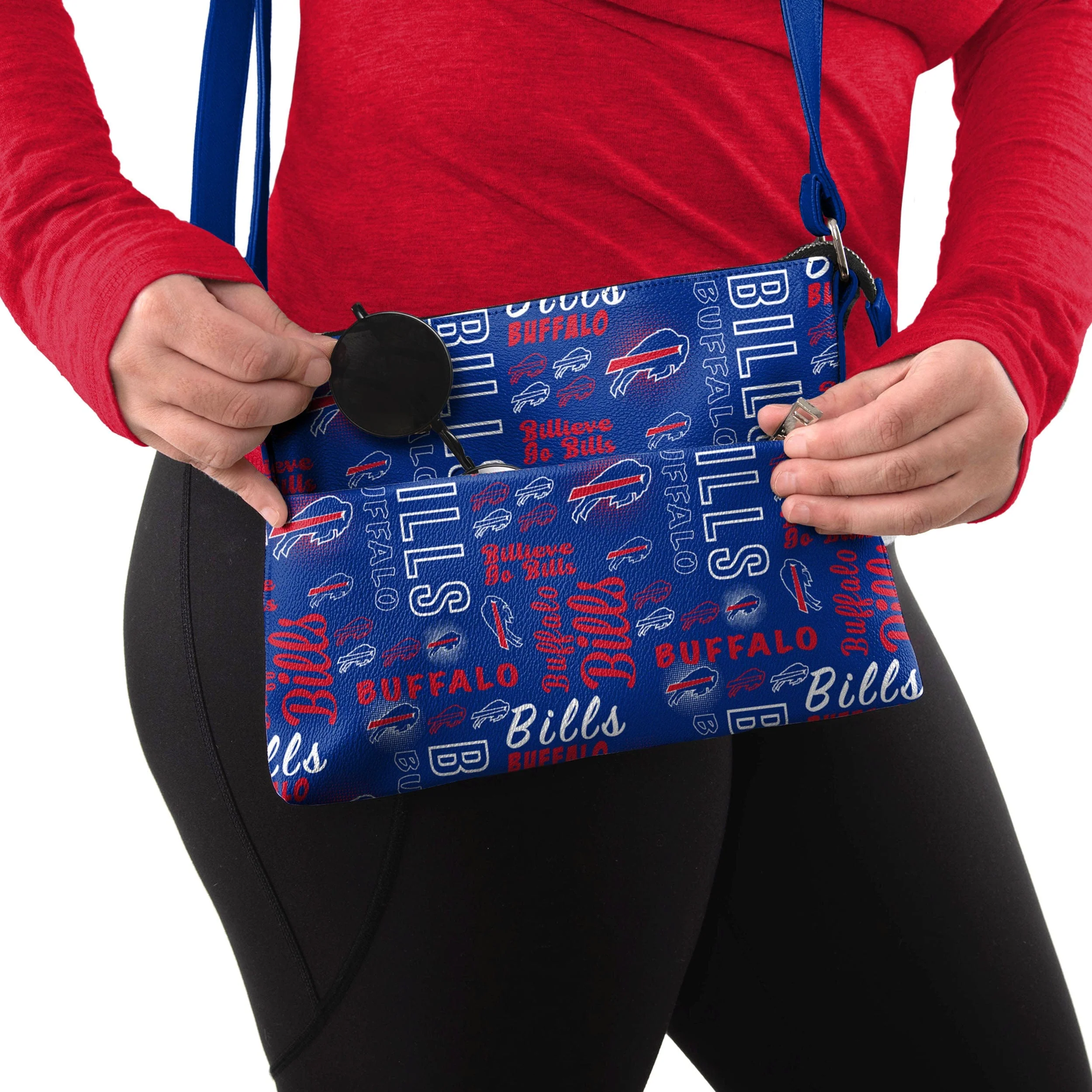 Buffalo Bills NFL Spirited Style Printed Collection Foldover Tote Bag - Image 3