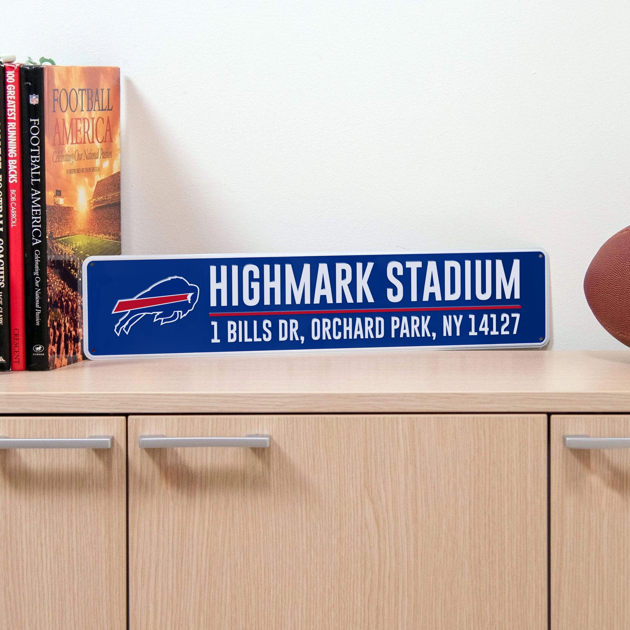 Buffalo Bills NFL Stadium Street Sign - Image 2