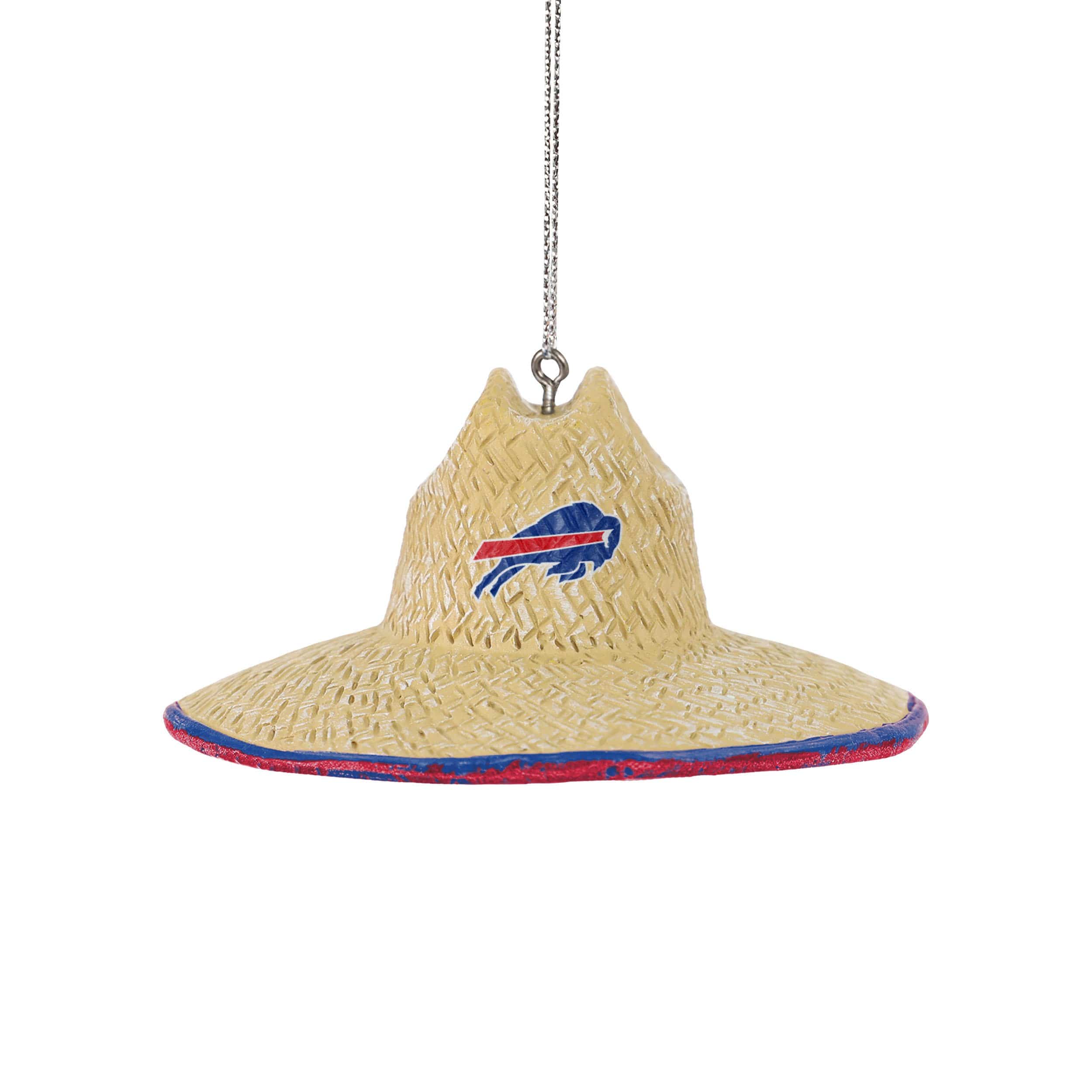 Buffalo Bills NFL Straw Hat Ornament