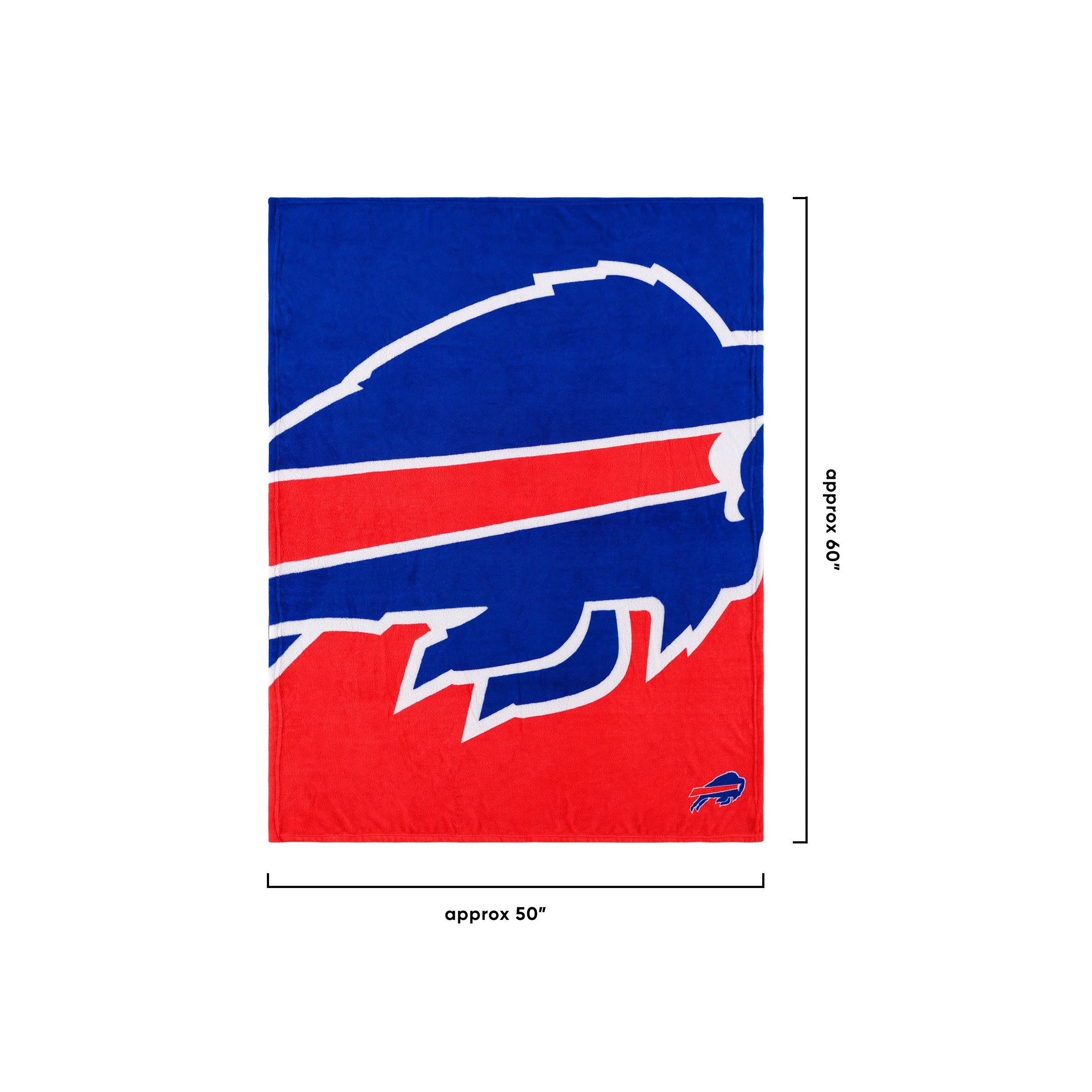 Buffalo Bills NFL Supreme Slumber Plush Throw Blanket - Image 3