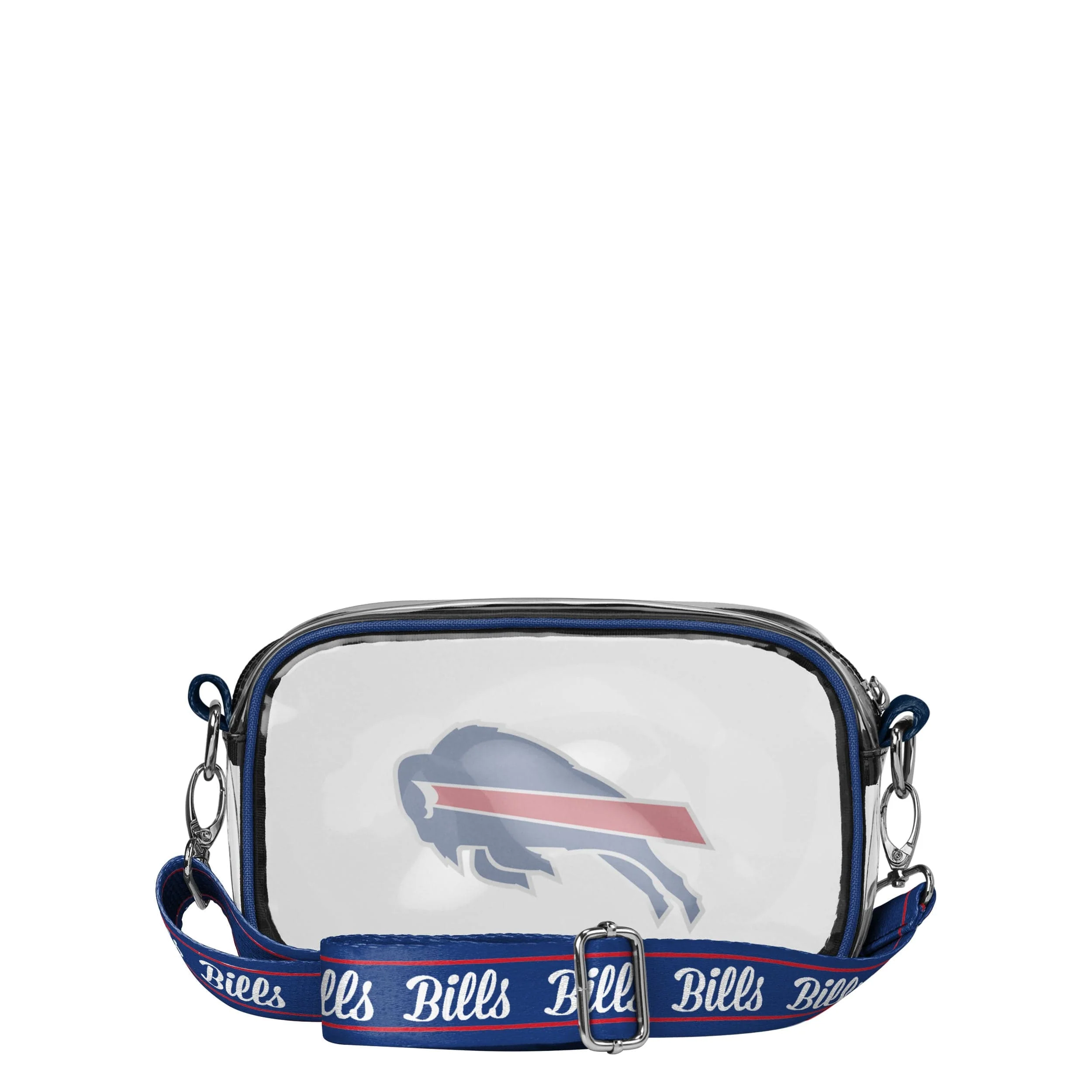 Buffalo Bills NFL Team Stripe Clear Crossbody Bag - Image 5