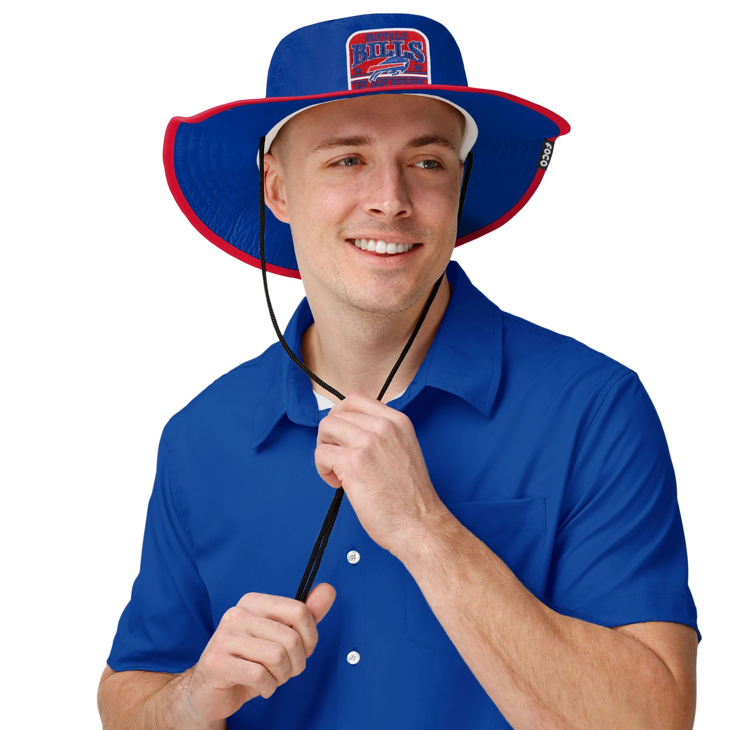 Buffalo Bills NFL Truckstop Patch Boonie Hat - Image 3