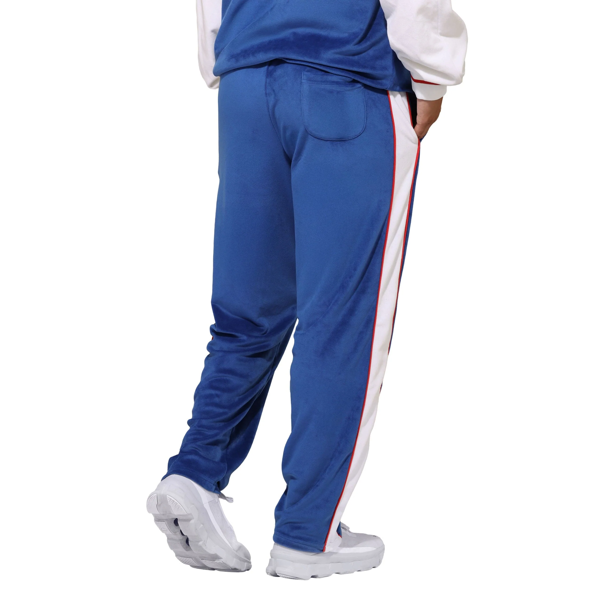 Buffalo Bills NFL Two Tone Velour Pants - Image 2