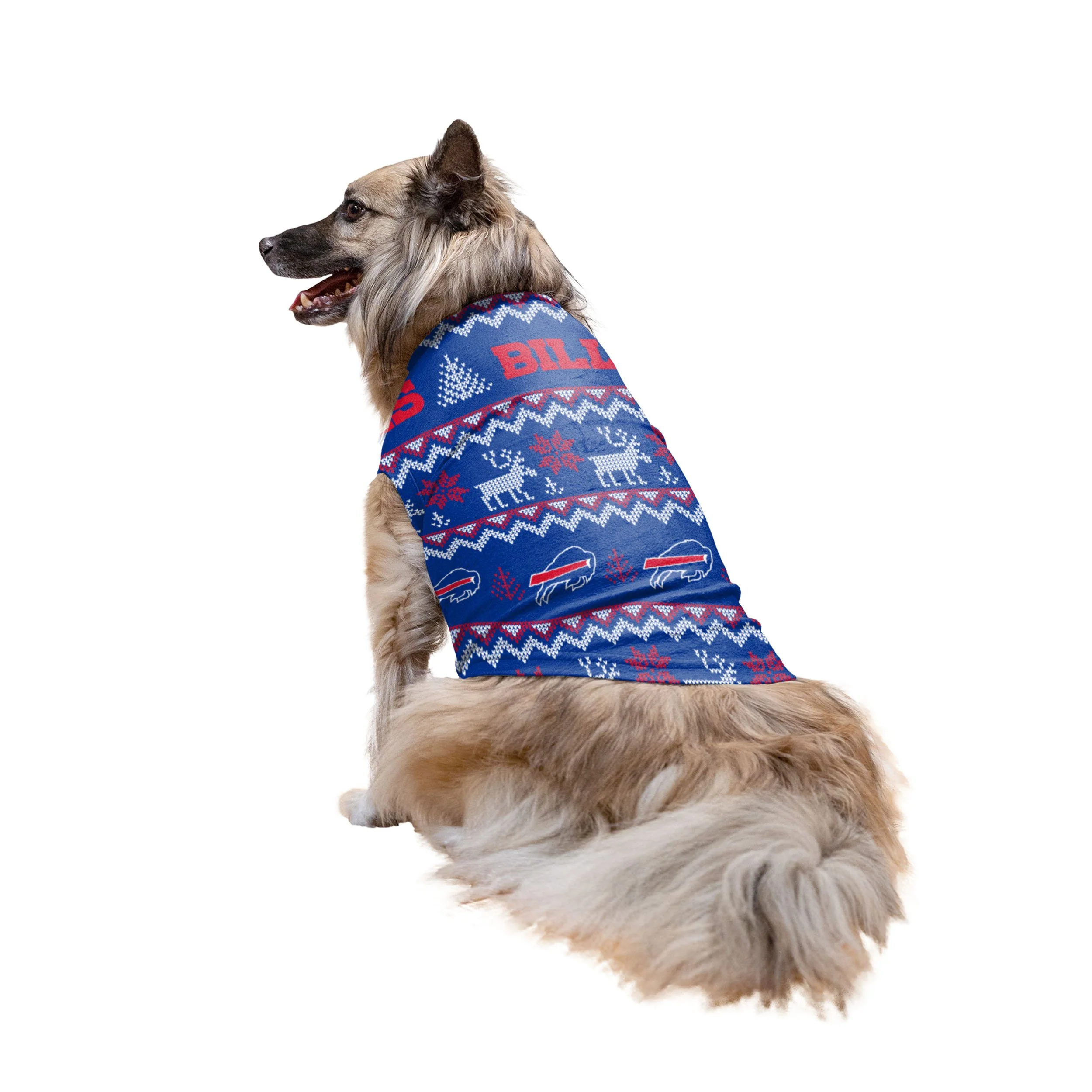 Buffalo Bills NFL Ugly Pattern Family Holiday Pajamas - Image 7