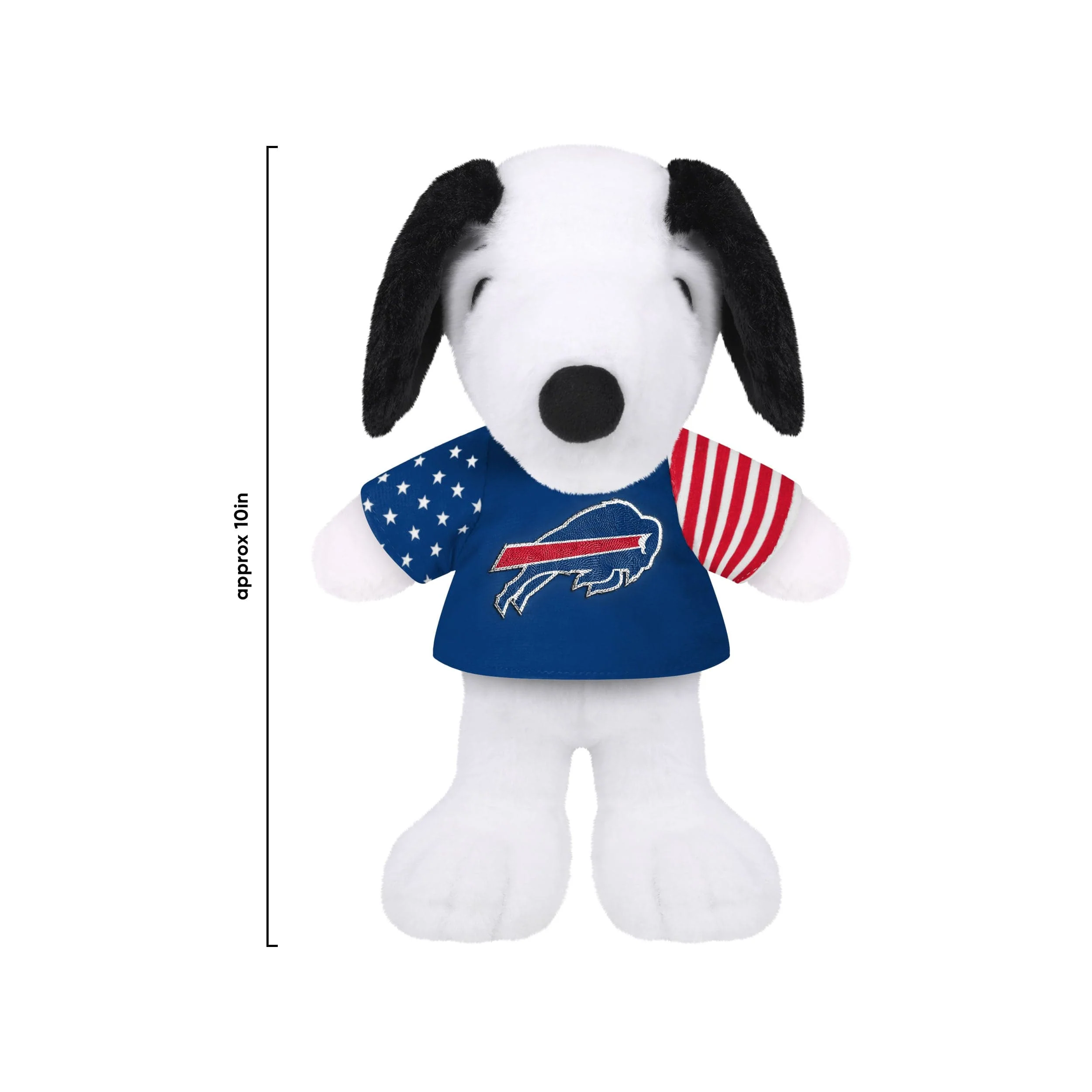 Buffalo Bills NFL USA Flag Snoopy Peanuts Team Jersey Plush - Image 3