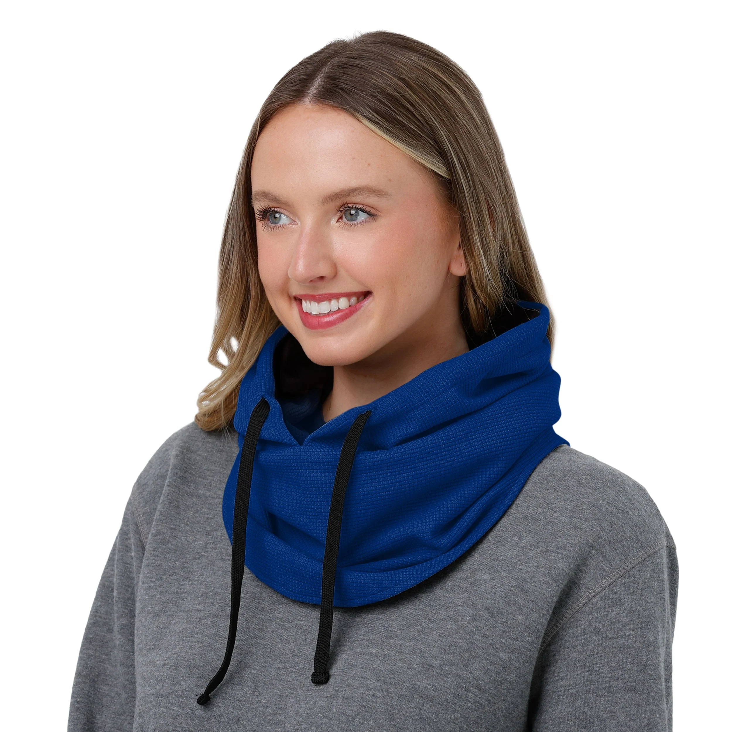 Buffalo Bills NFL Waffle Drawstring Hooded Gaiter - Image 4