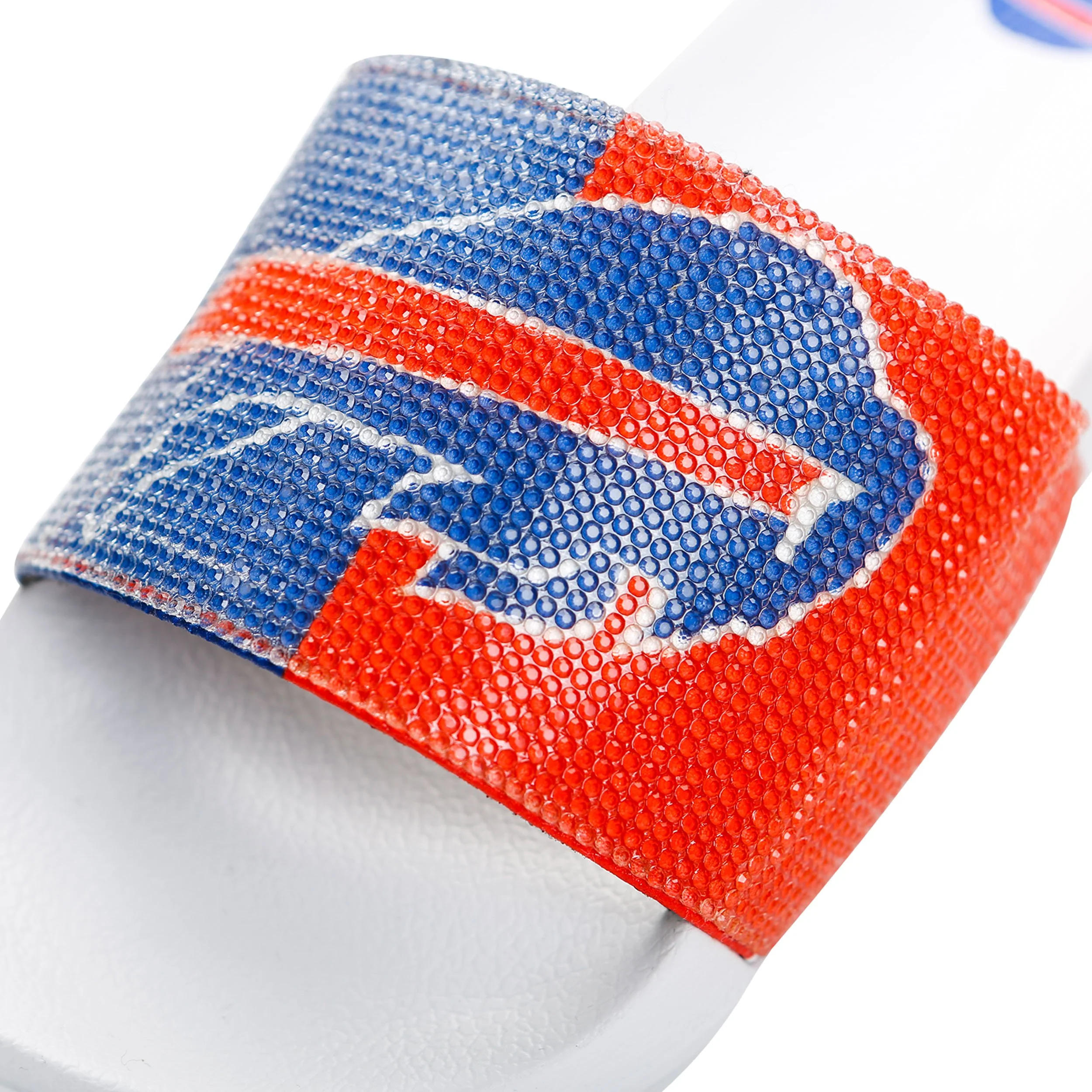 Buffalo Bills NFL Womens Big Logo Shimmer Slide - Image 3