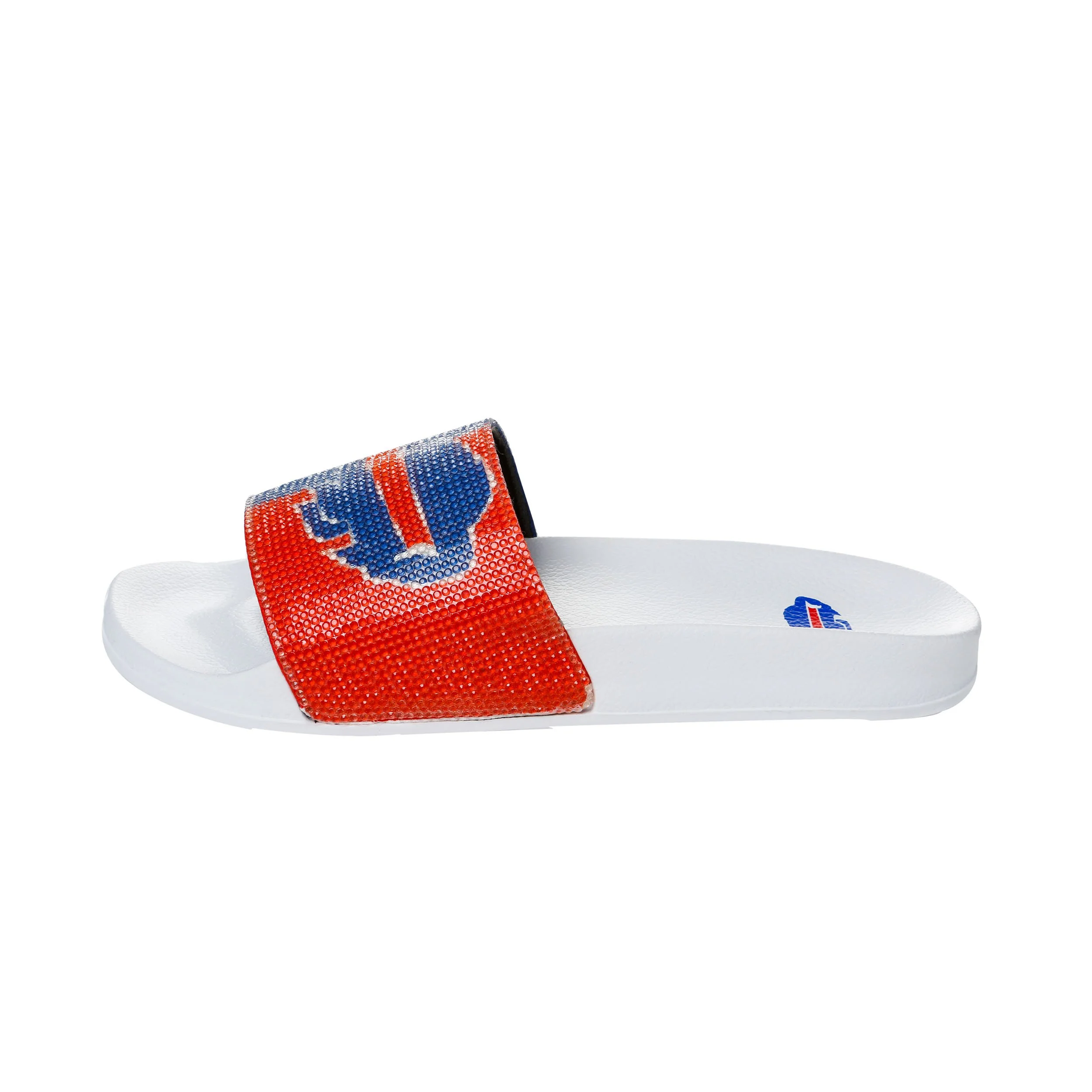 Buffalo Bills NFL Womens Big Logo Shimmer Slide - Image 4