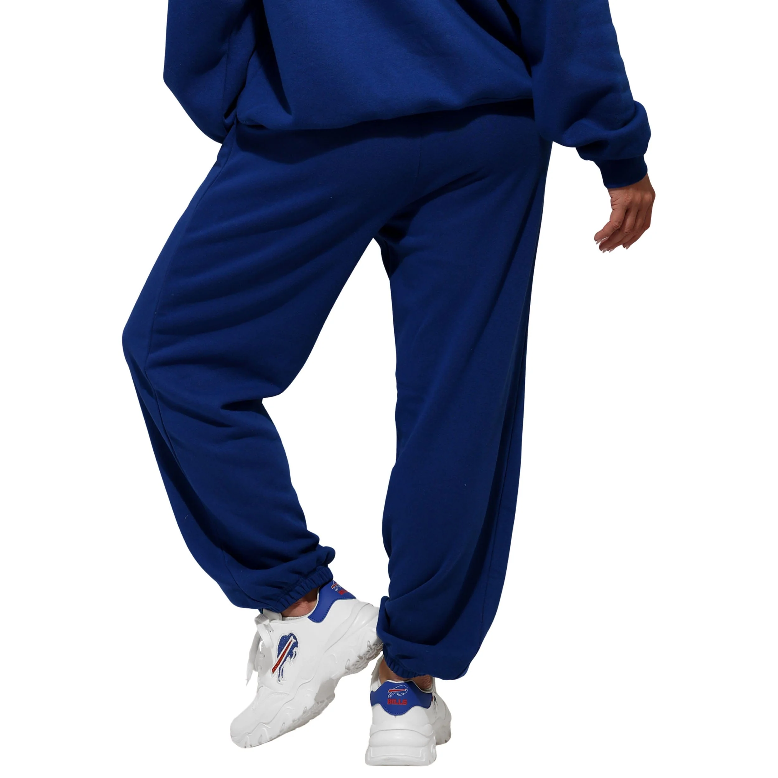 Buffalo Bills NFL Womens Big Wordmark Rhinestone Sweatpants - Image 2