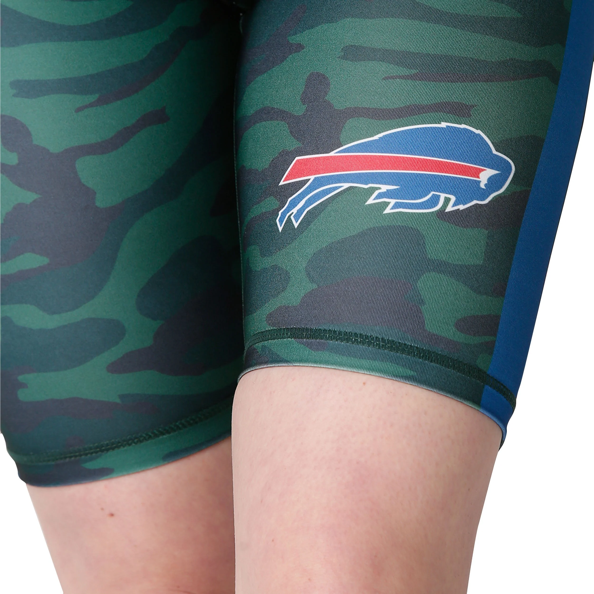 Buffalo Bills NFL Womens Camo Bike Shorts - Image 3
