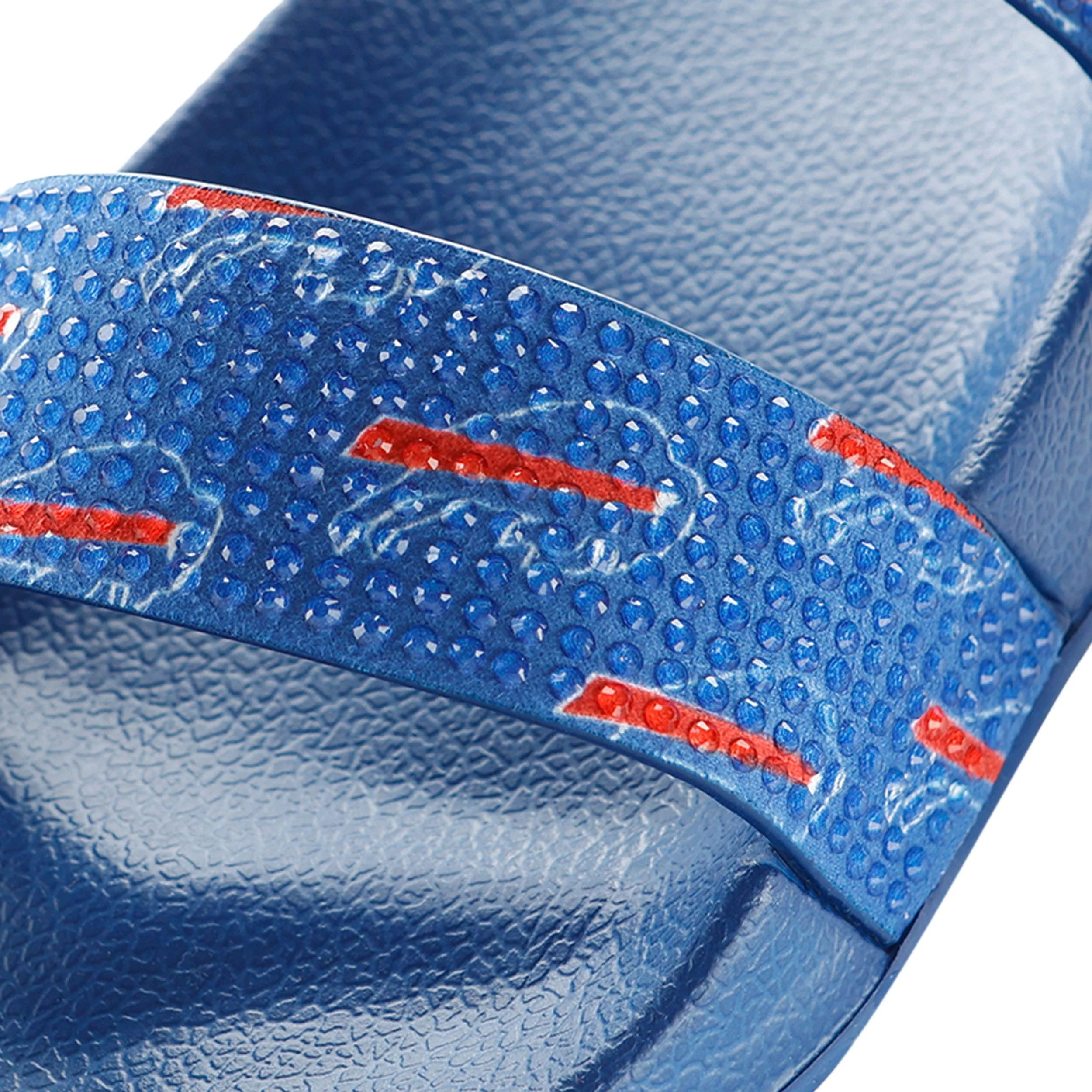 Buffalo Bills NFL Womens Double Strap Shimmer Sandal - Image 2