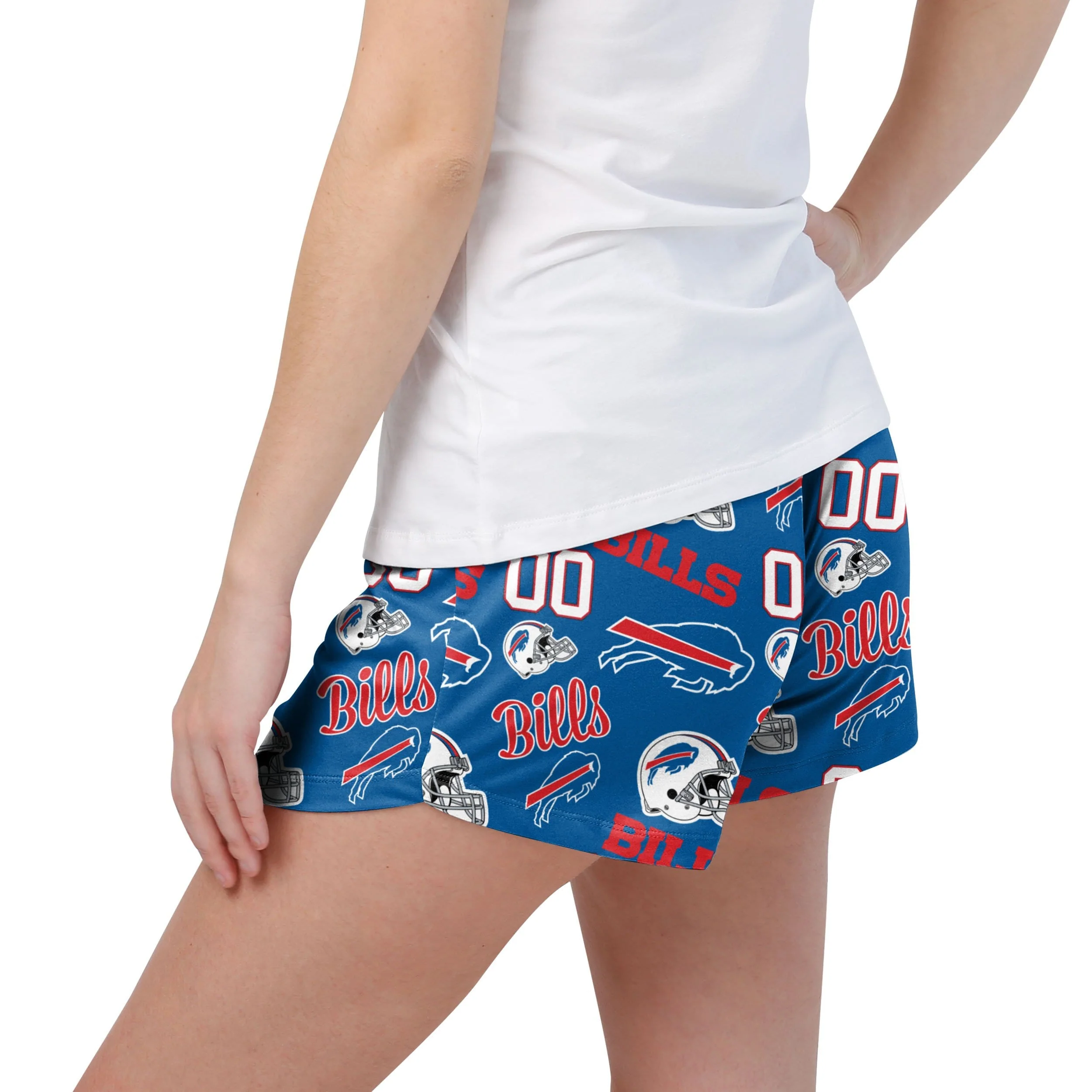 Buffalo Bills NFL Womens Gameday Ready Lounge Shorts - Image 2