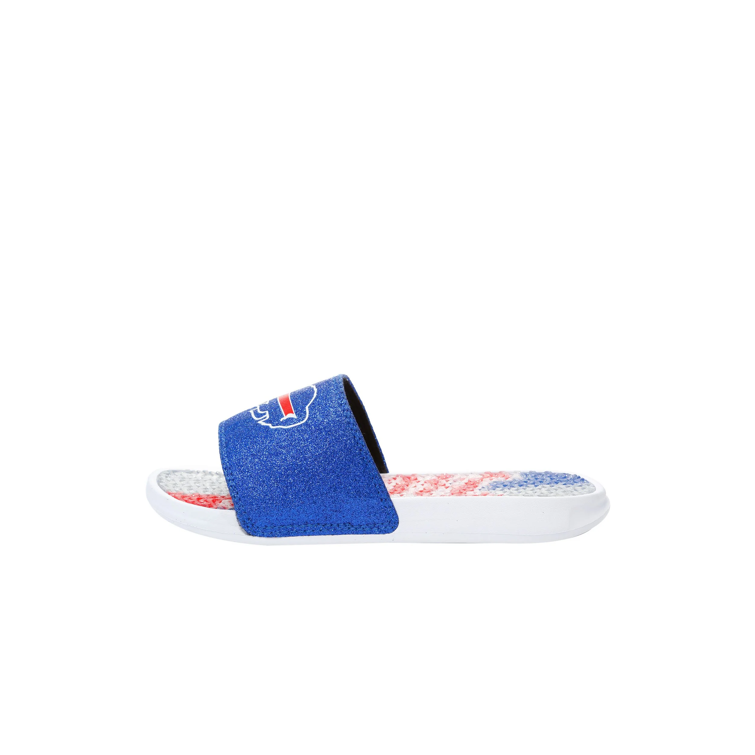 Buffalo Bills NFL Womens Glitter Gel Slide - Image 5