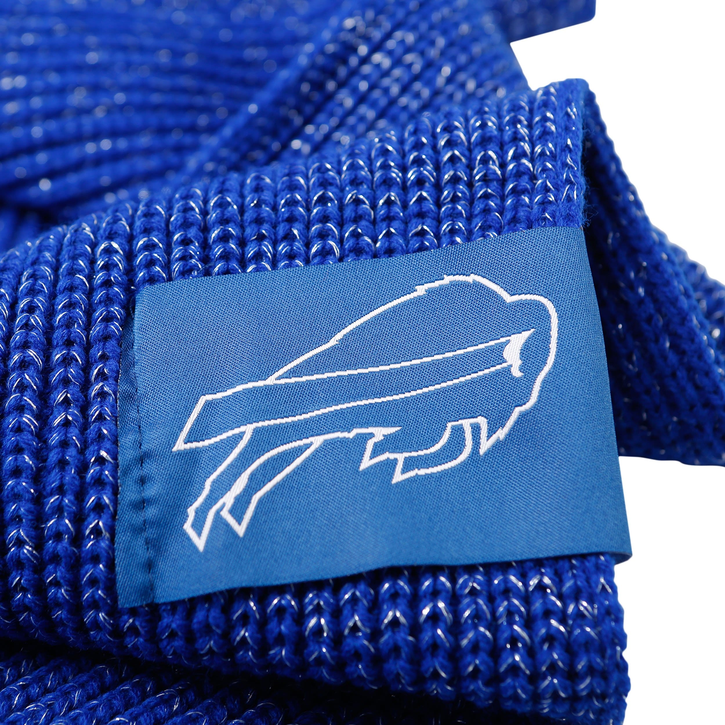 Buffalo Bills NFL Womens Glitter Knit Cold Weather Set - Image 4