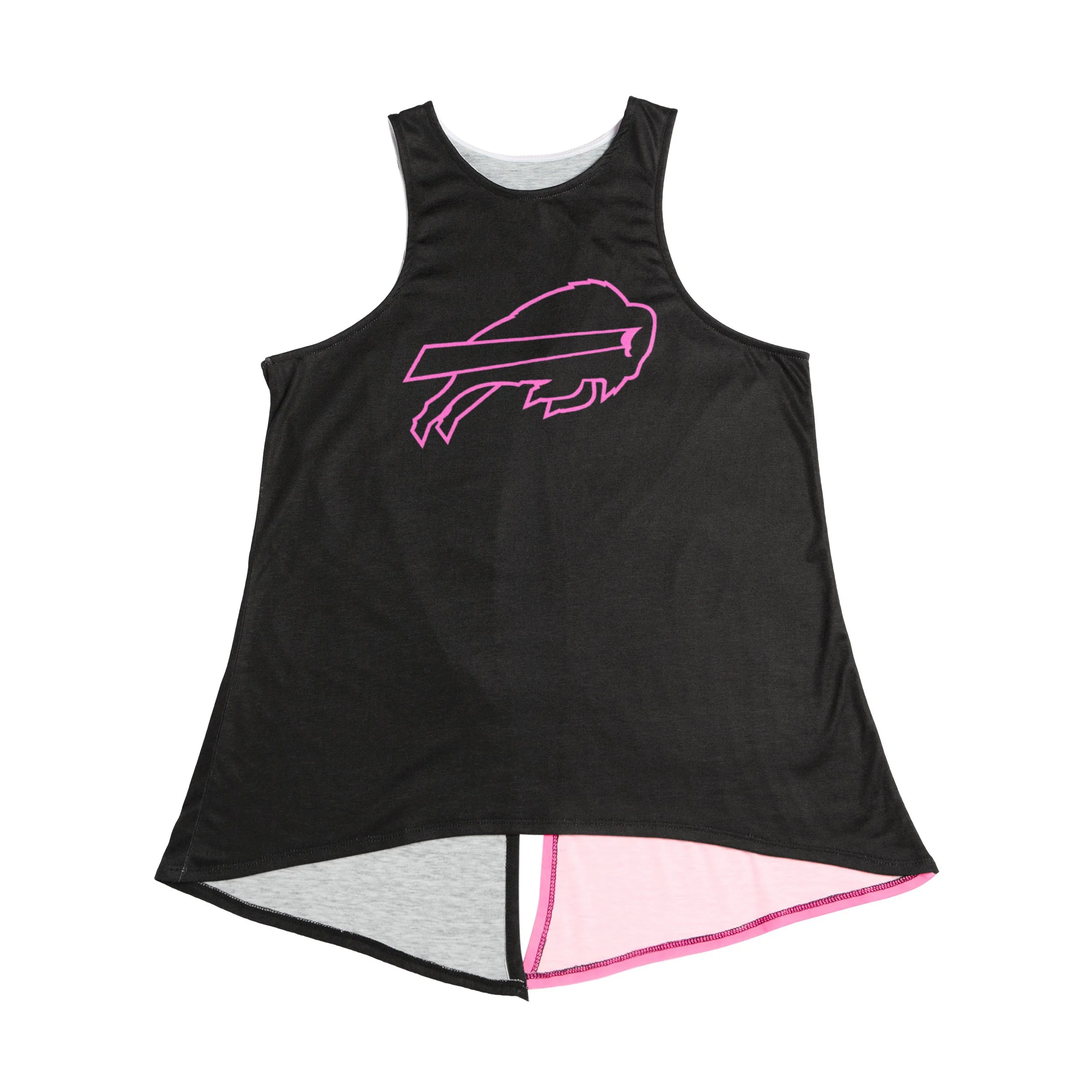 Buffalo Bills NFL Womens Highlights Tie-Breaker Sleeveless Top - Image 4