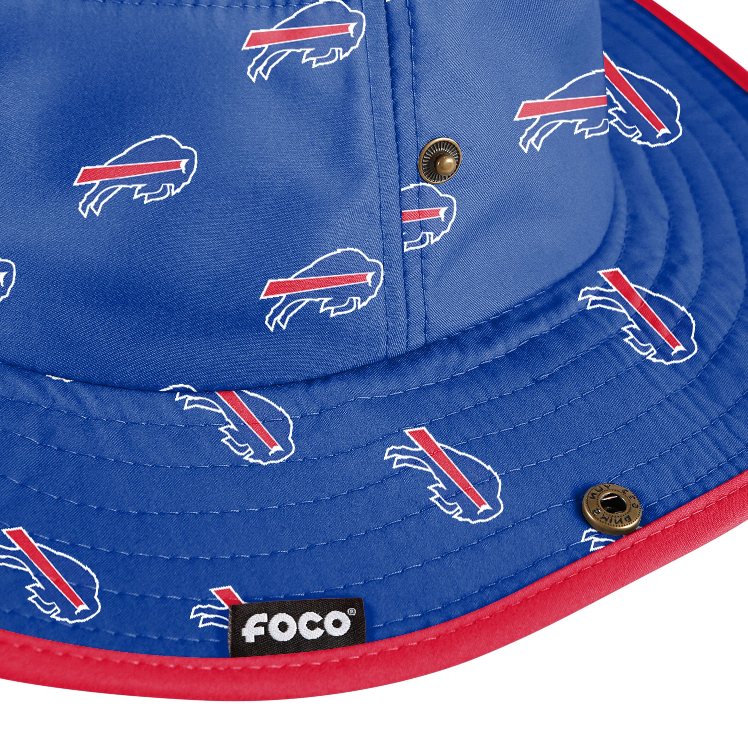 Buffalo Bills NFL Womens Mini Print Hybrid Boonie Hat - Image 3