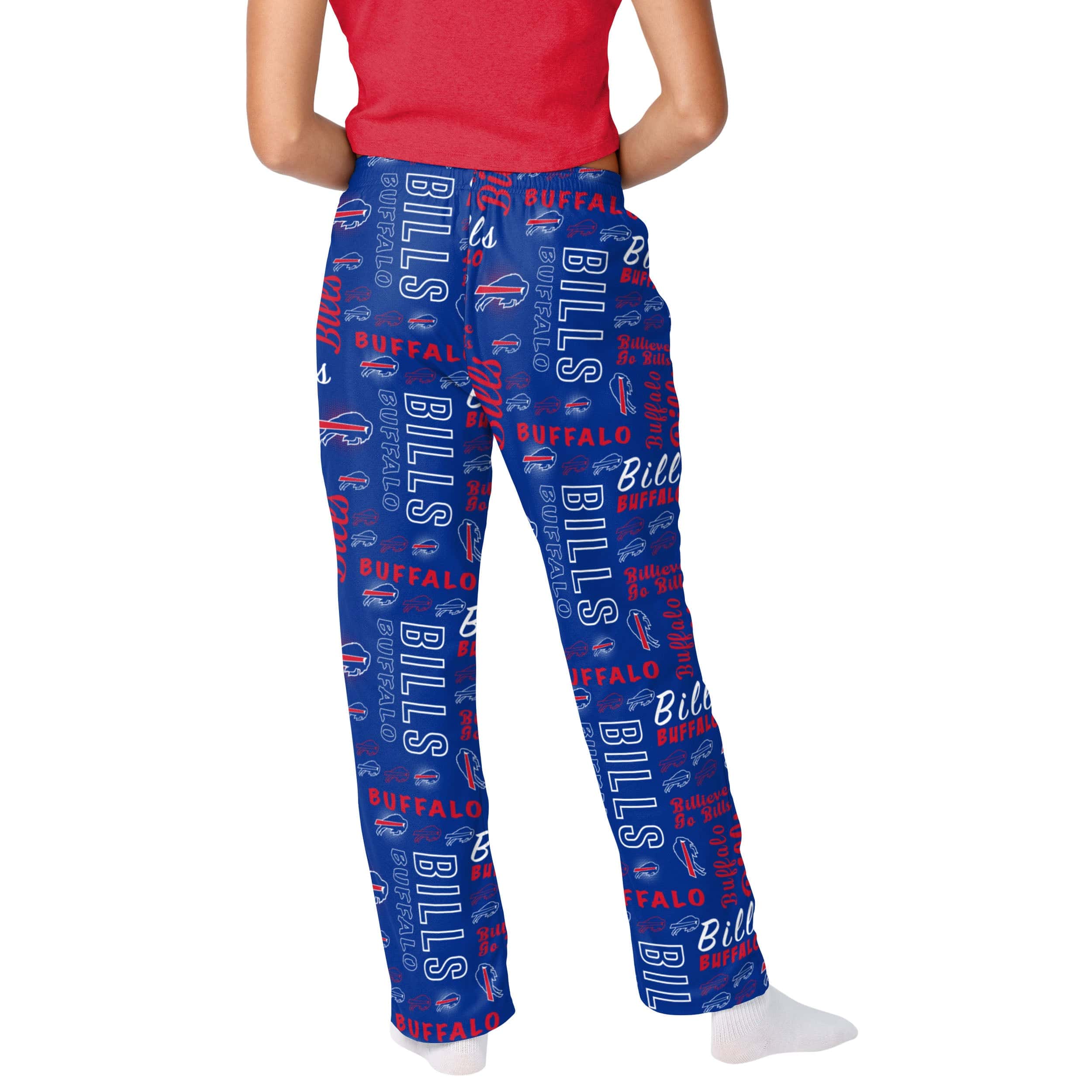 Buffalo Bills NFL Womens Mini Print Lounge Pants - Image 2
