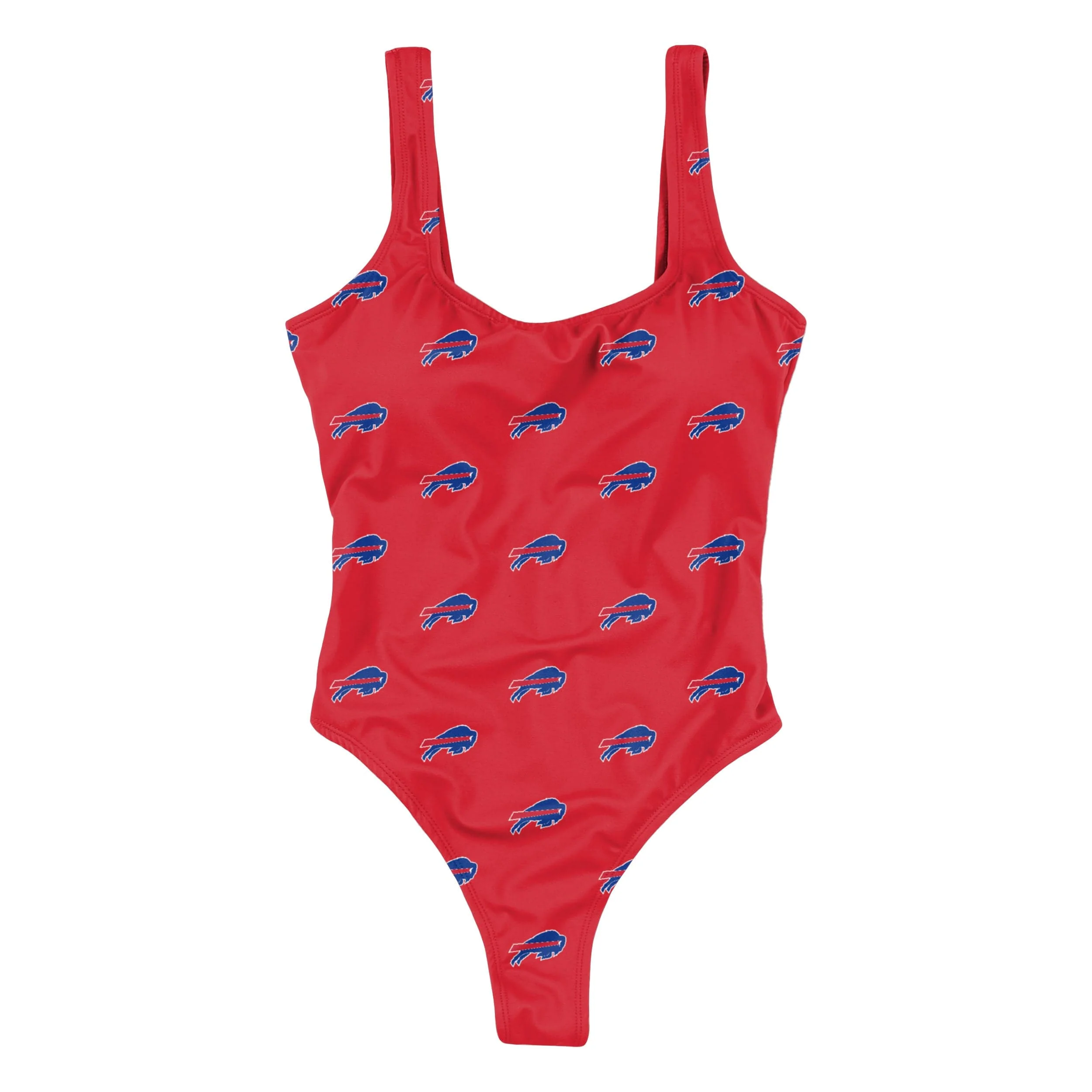 Buffalo Bills NFL Womens Mini Print One Piece Bathing Suit - Image 3