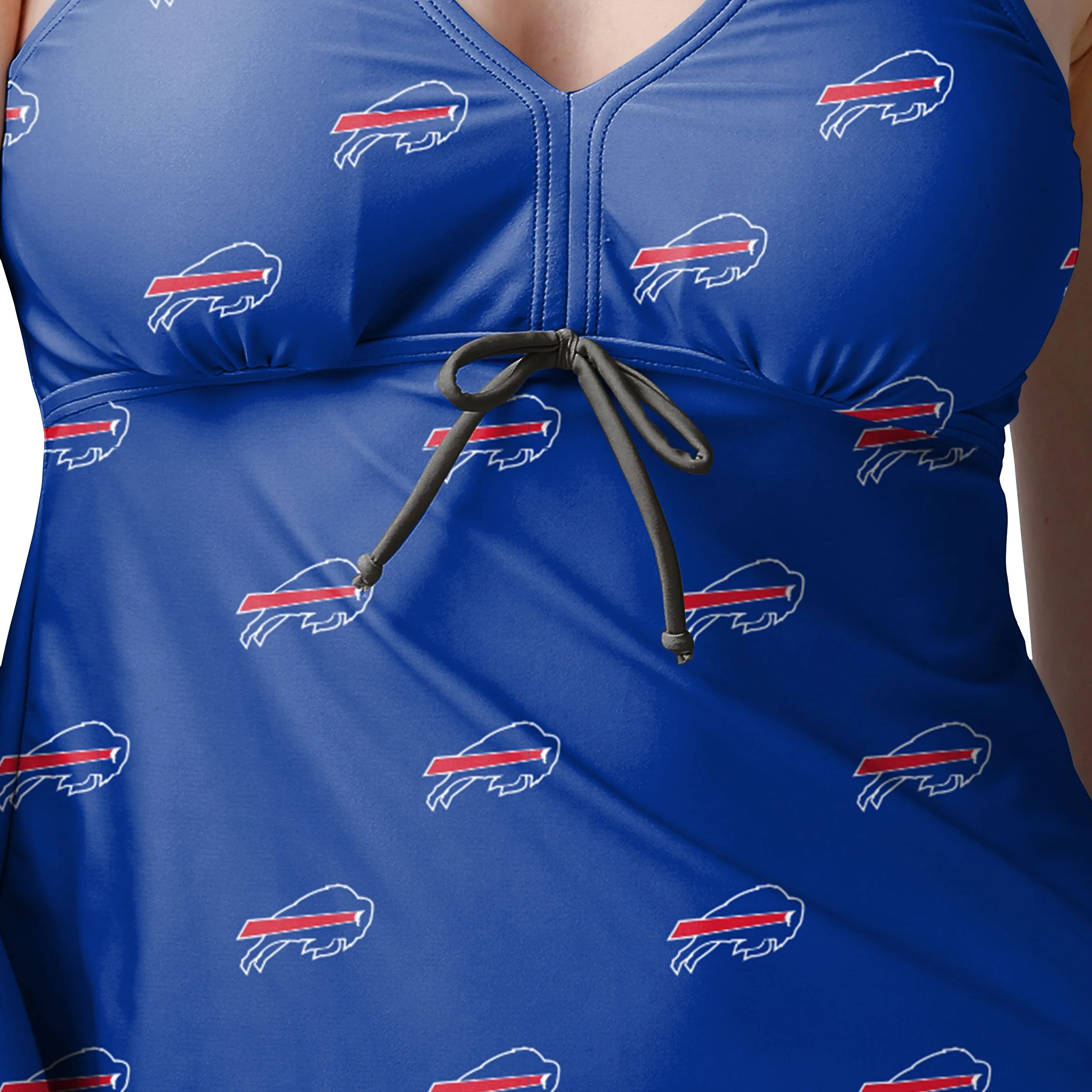 Buffalo Bills NFL Womens Mini Logo Tankini - Image 3