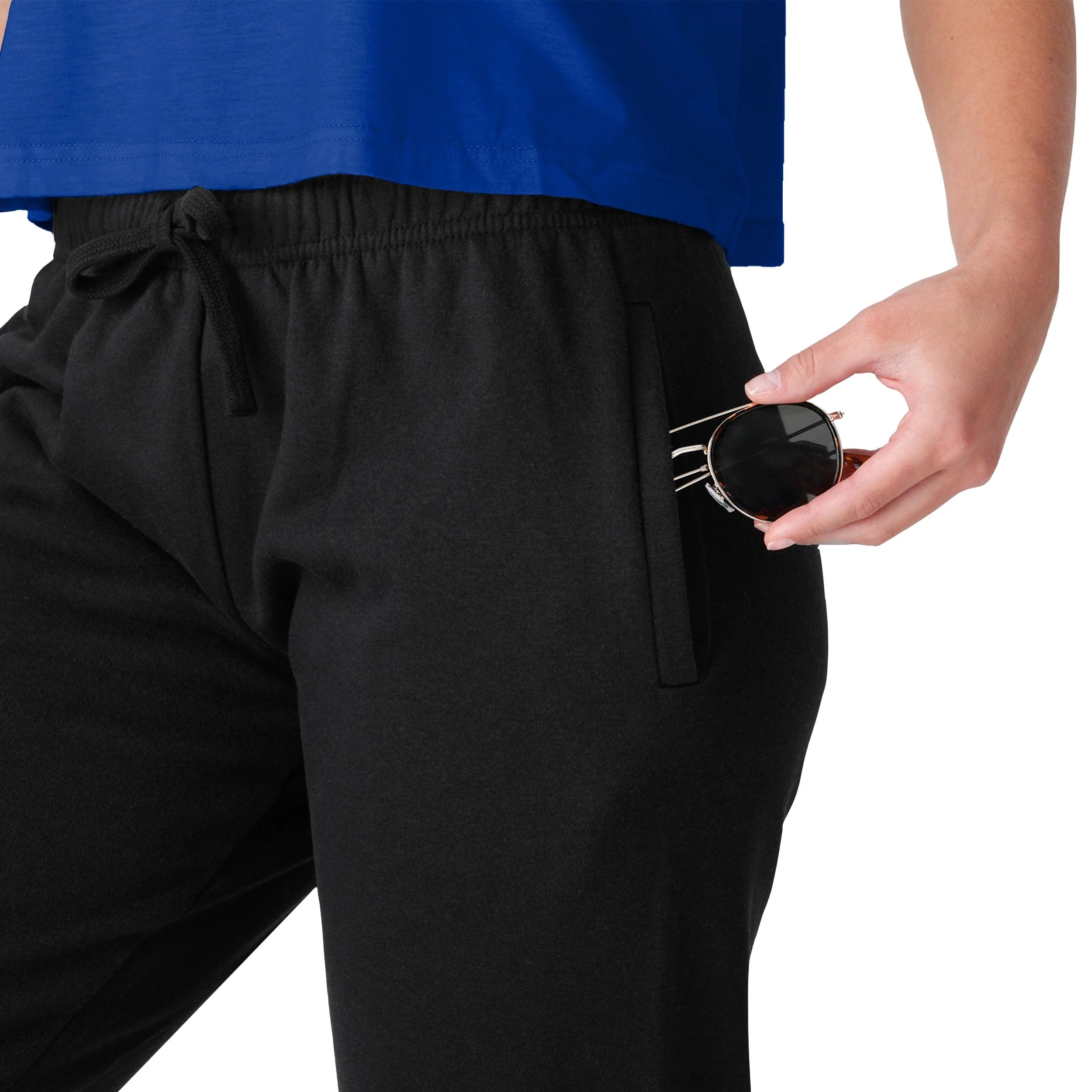 Buffalo Bills NFL Womens Script Wordmark Black Joggers - Image 3