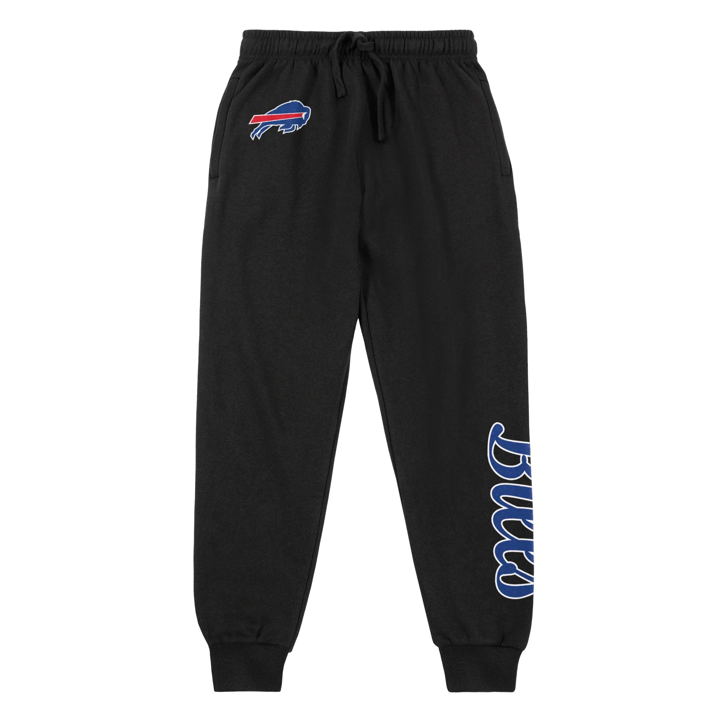 Buffalo Bills NFL Womens Script Wordmark Black Joggers - Image 5