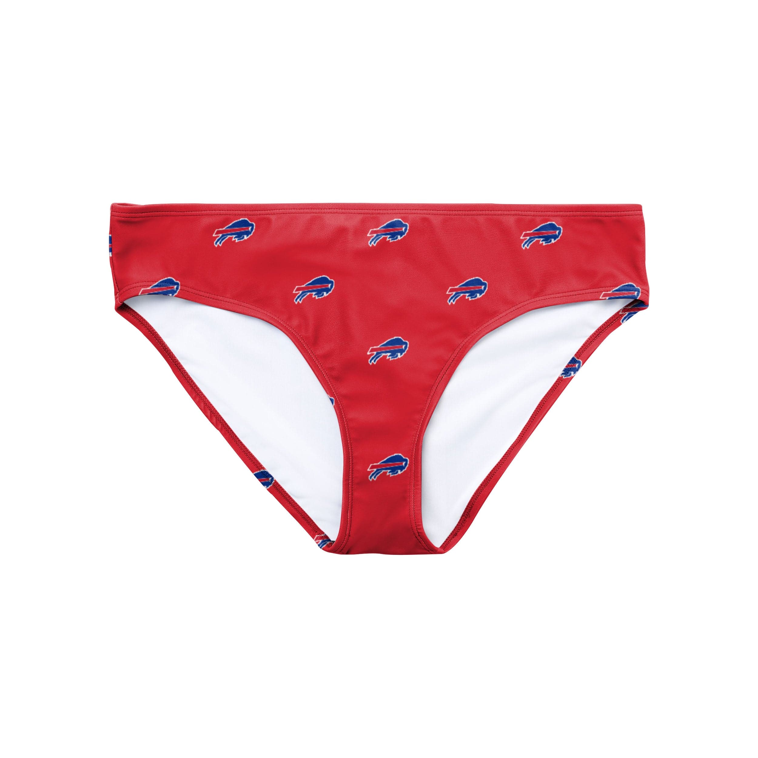 Buffalo Bills NFL Womens Summertime Mini Print Bikini Bottom - Image 3