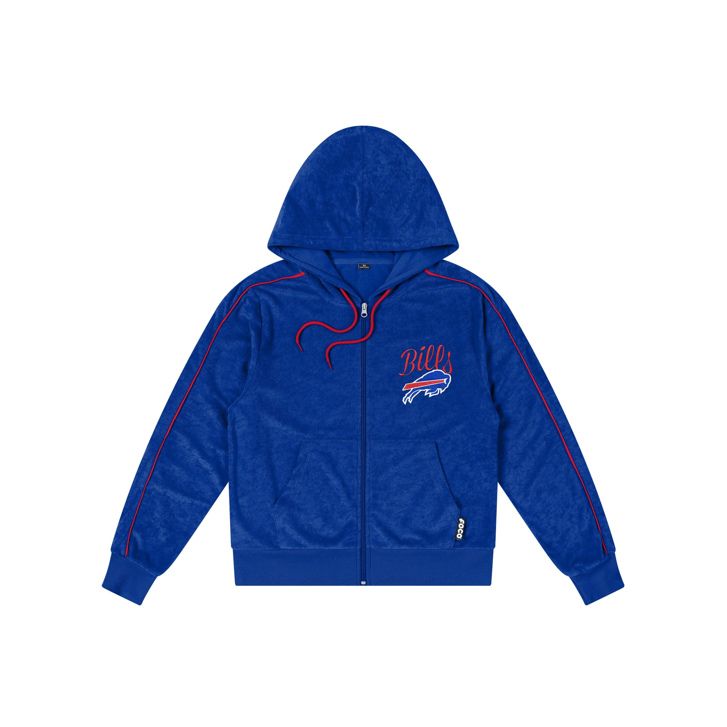 Buffalo Bills NFL Womens Terry Knit Zip Up Top - Image 5