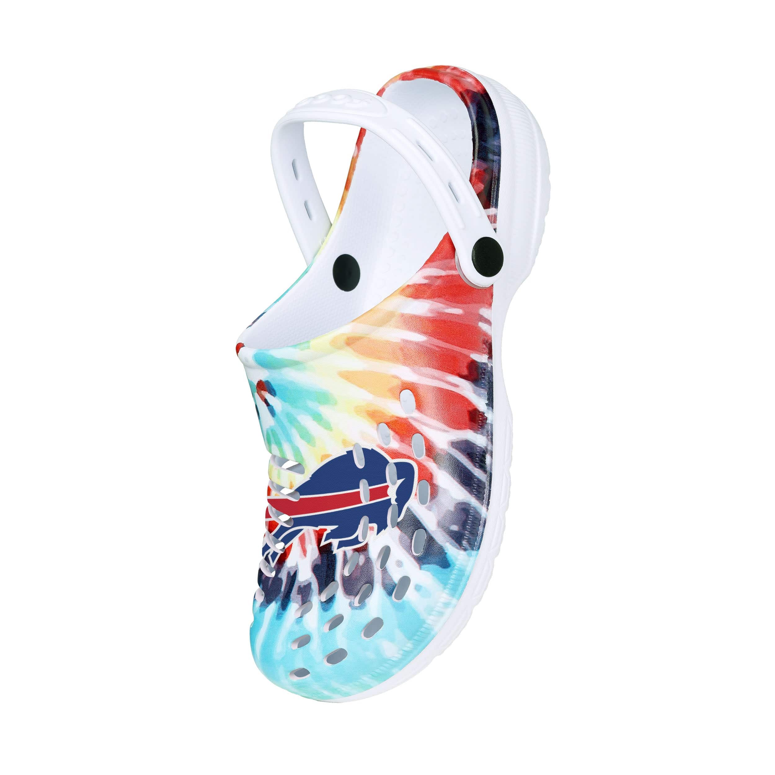 Buffalo Bills NFL Womens Tie-Dye Clog With Strap - Image 3