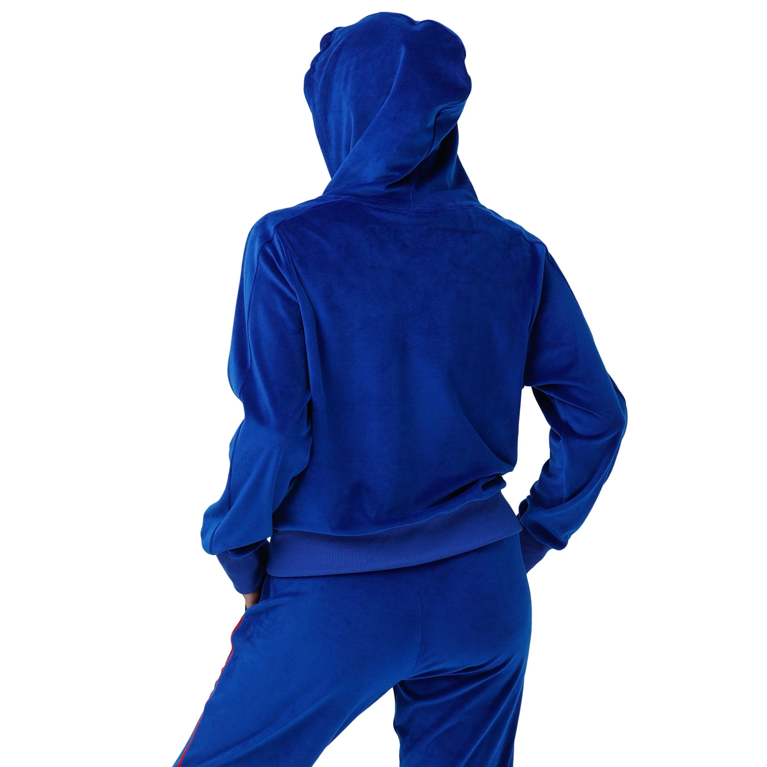 Buffalo Bills NFL Womens Velour Zip Up Top - Image 2