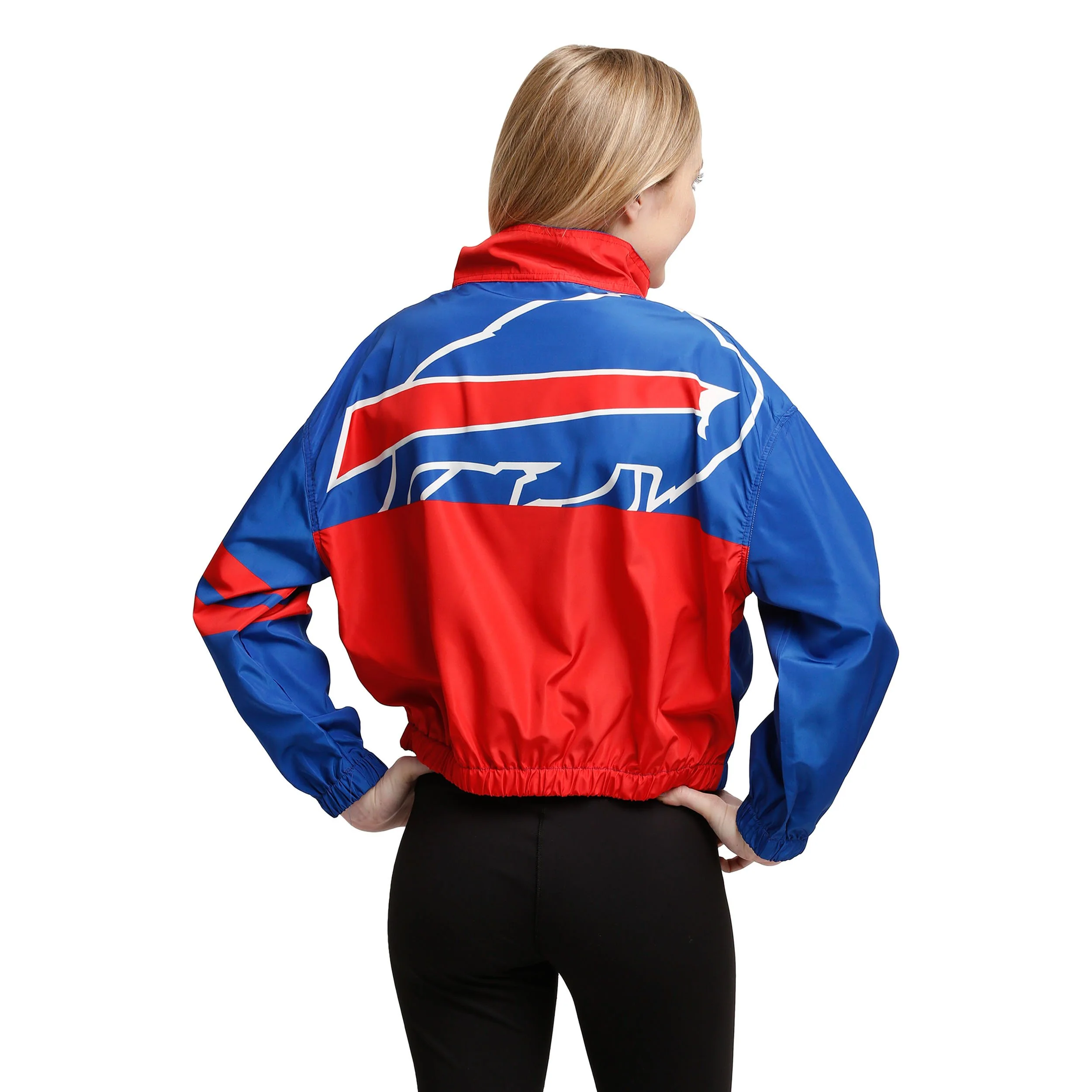 Buffalo Bills NFL Womens Winning Play Windbreaker - Image 2