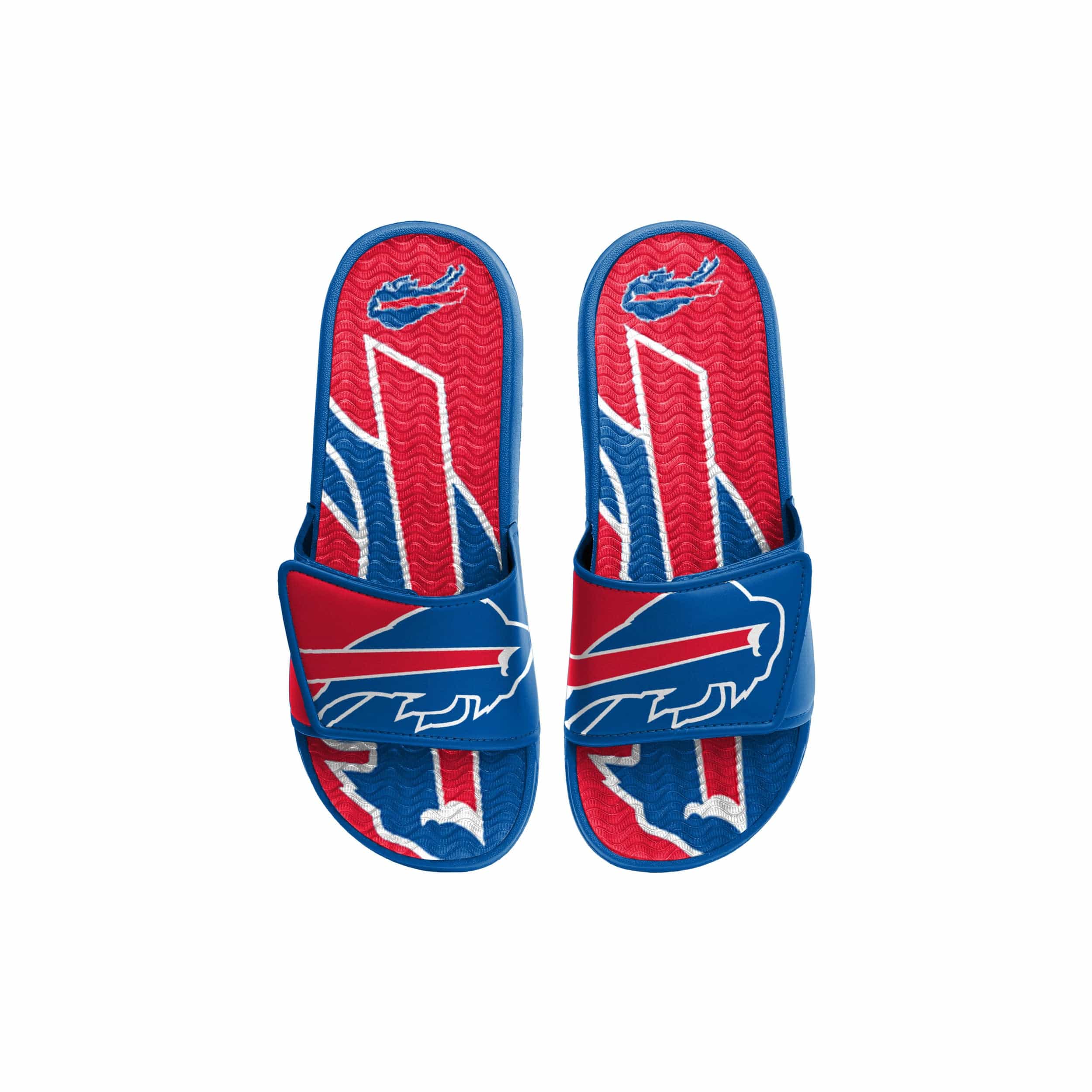 Buffalo Bills NFL Youth Colorblock Big Logo Gel Slide - Image 2