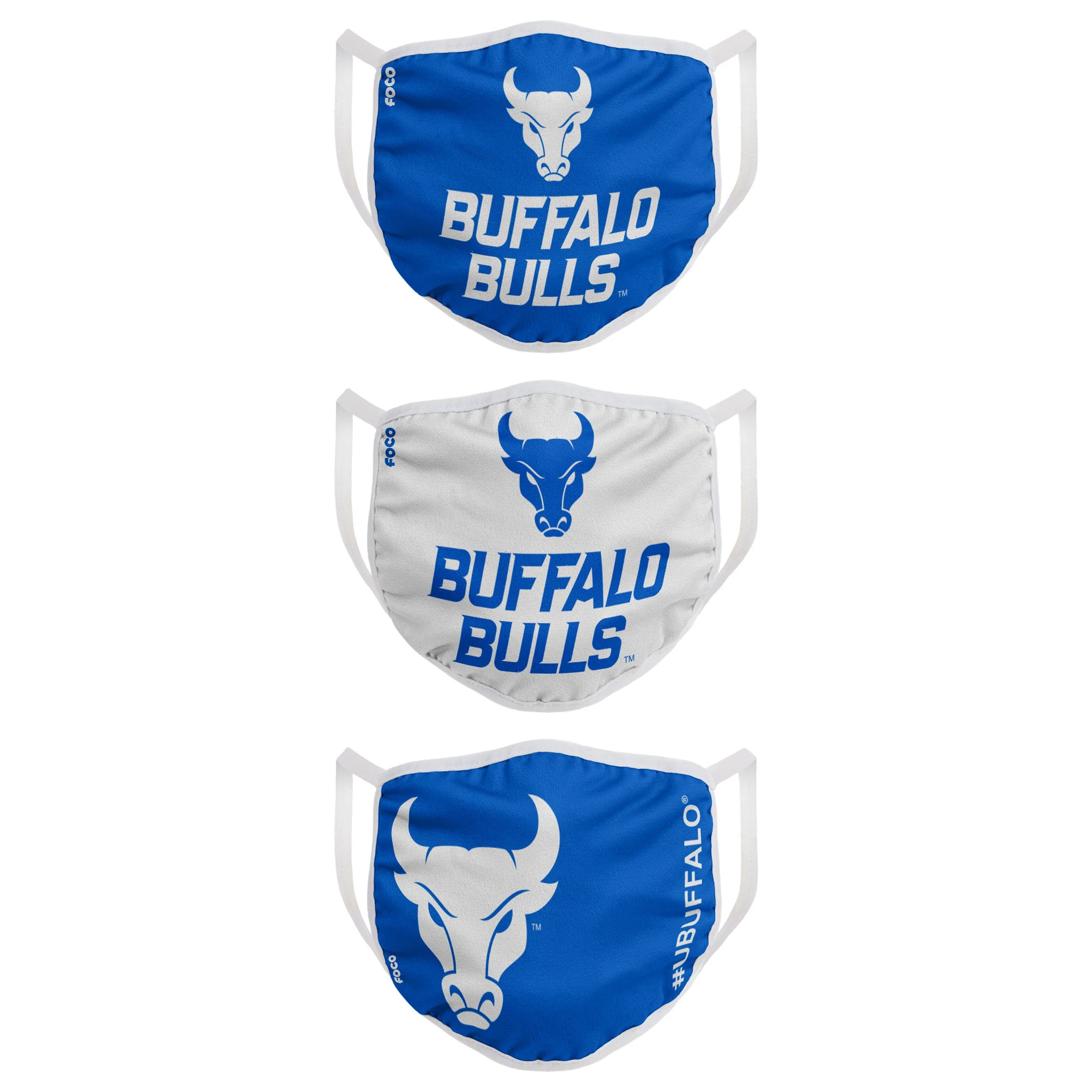 Buffalo Bulls NCAA 3 Pack Face Cover - Image 2