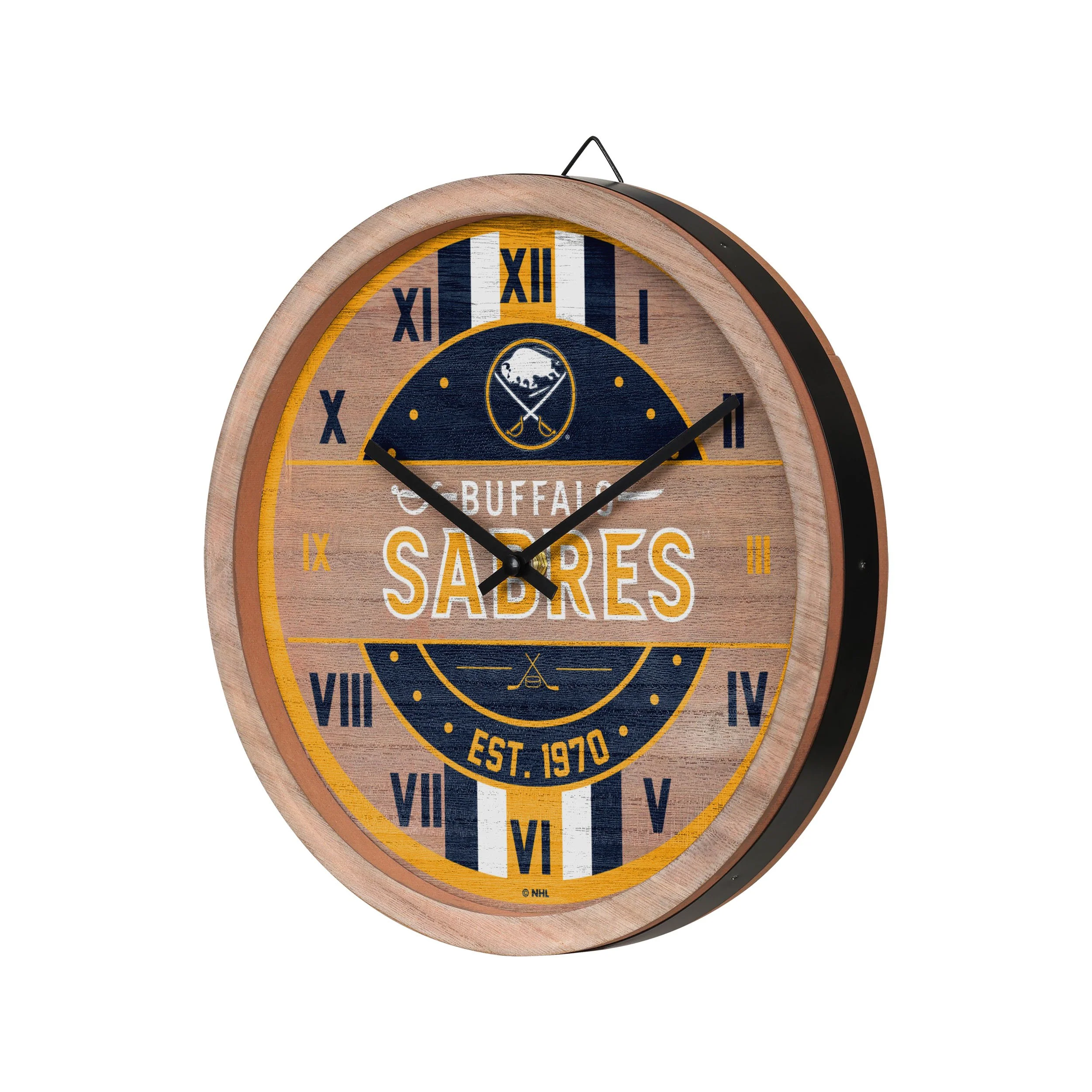 Buffalo Sabres NHL Barrel Wall Clock - Image 2